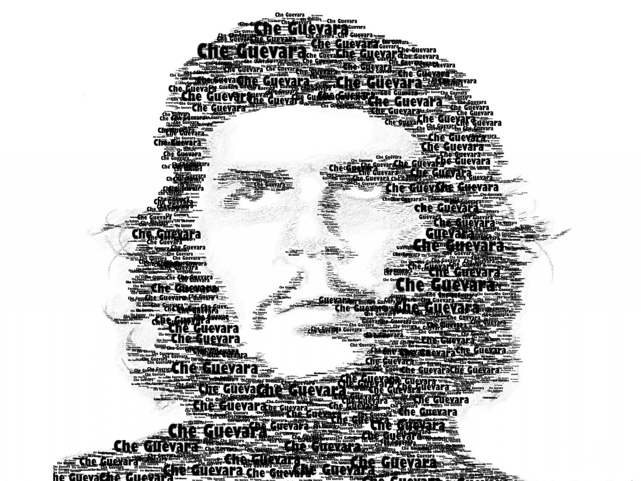 Free download wallpaper Typography, Military, Che Guevara on your PC desktop