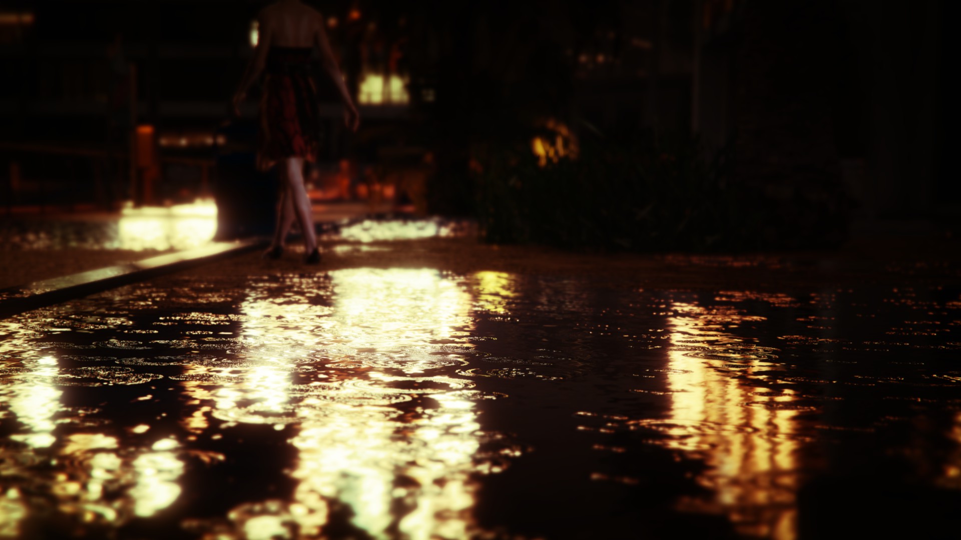 Download mobile wallpaper Night, Reflection, Video Game, Grand Theft Auto, Grand Theft Auto V for free.