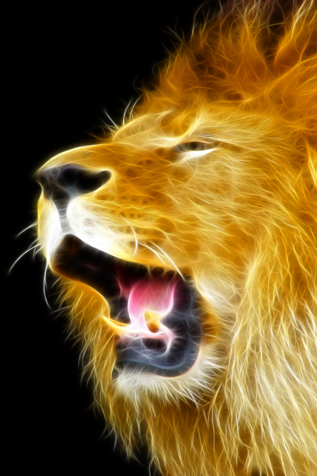 Download mobile wallpaper Cats, Lion, Animal for free.