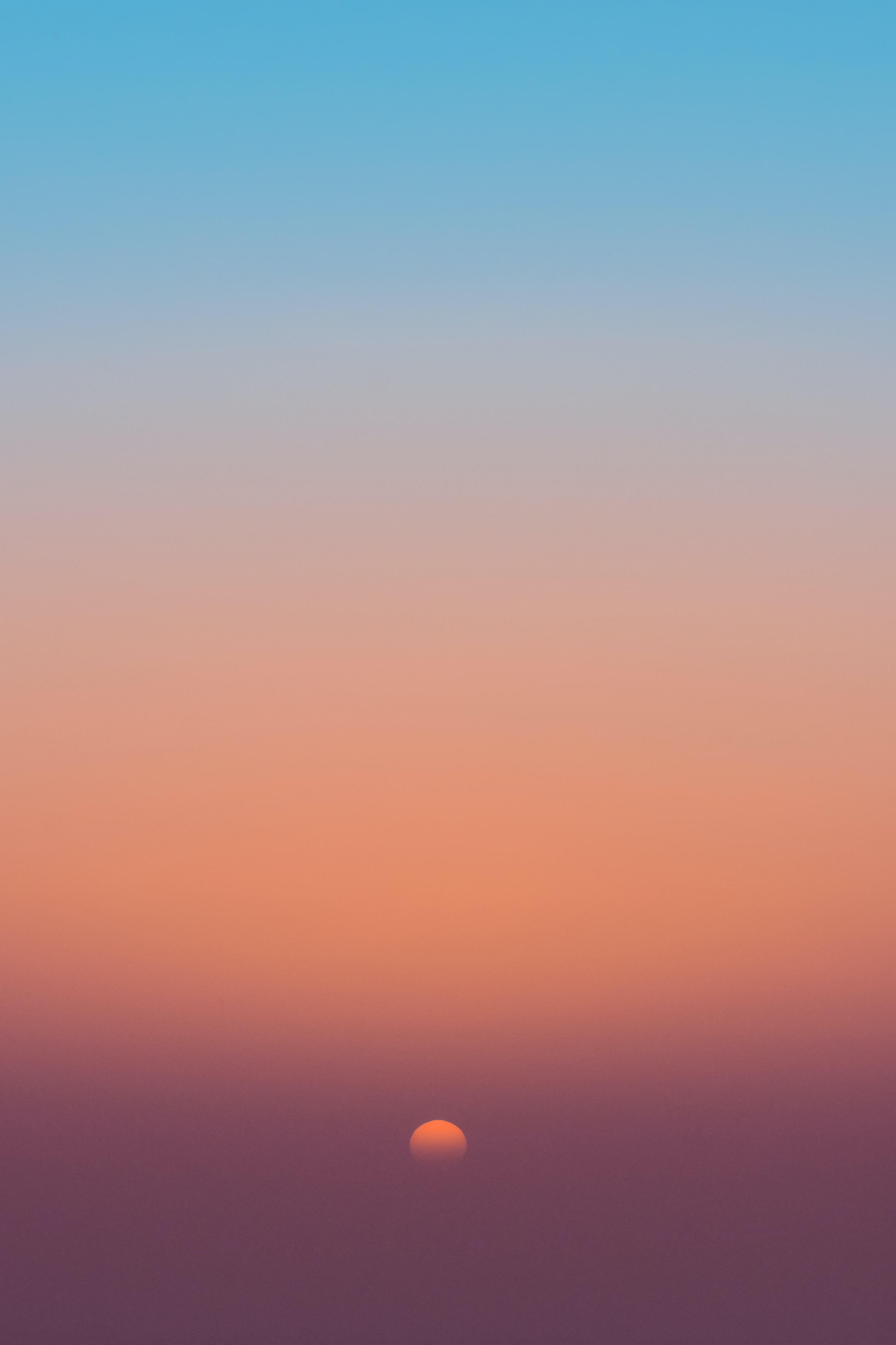 Handy-Wallpaper Sunset, Sun, Natur, Sky, Gradient, Farbverlauf kostenlos herunterladen.