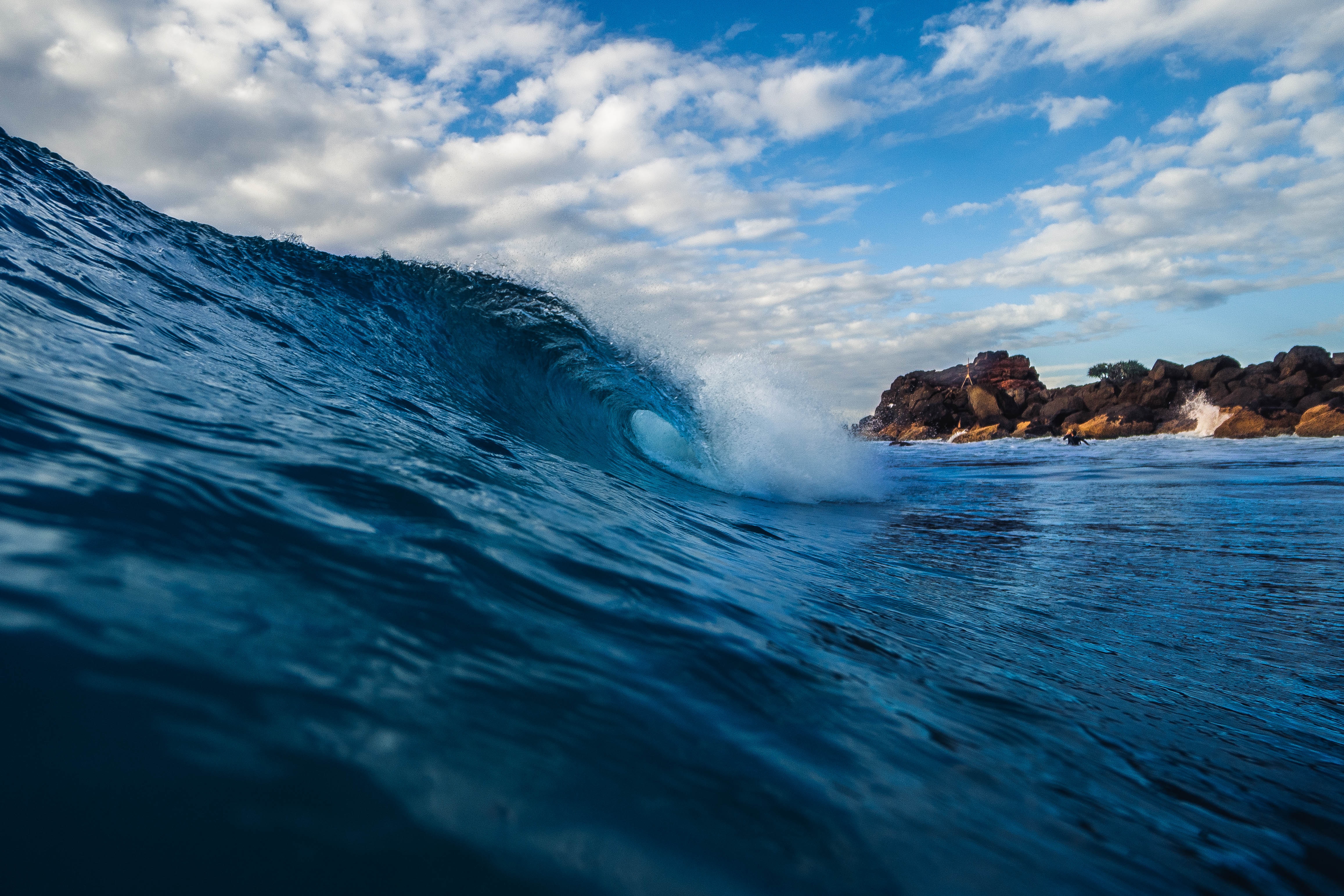 Desktop FHD surf, nature, water, sea, spray, wave