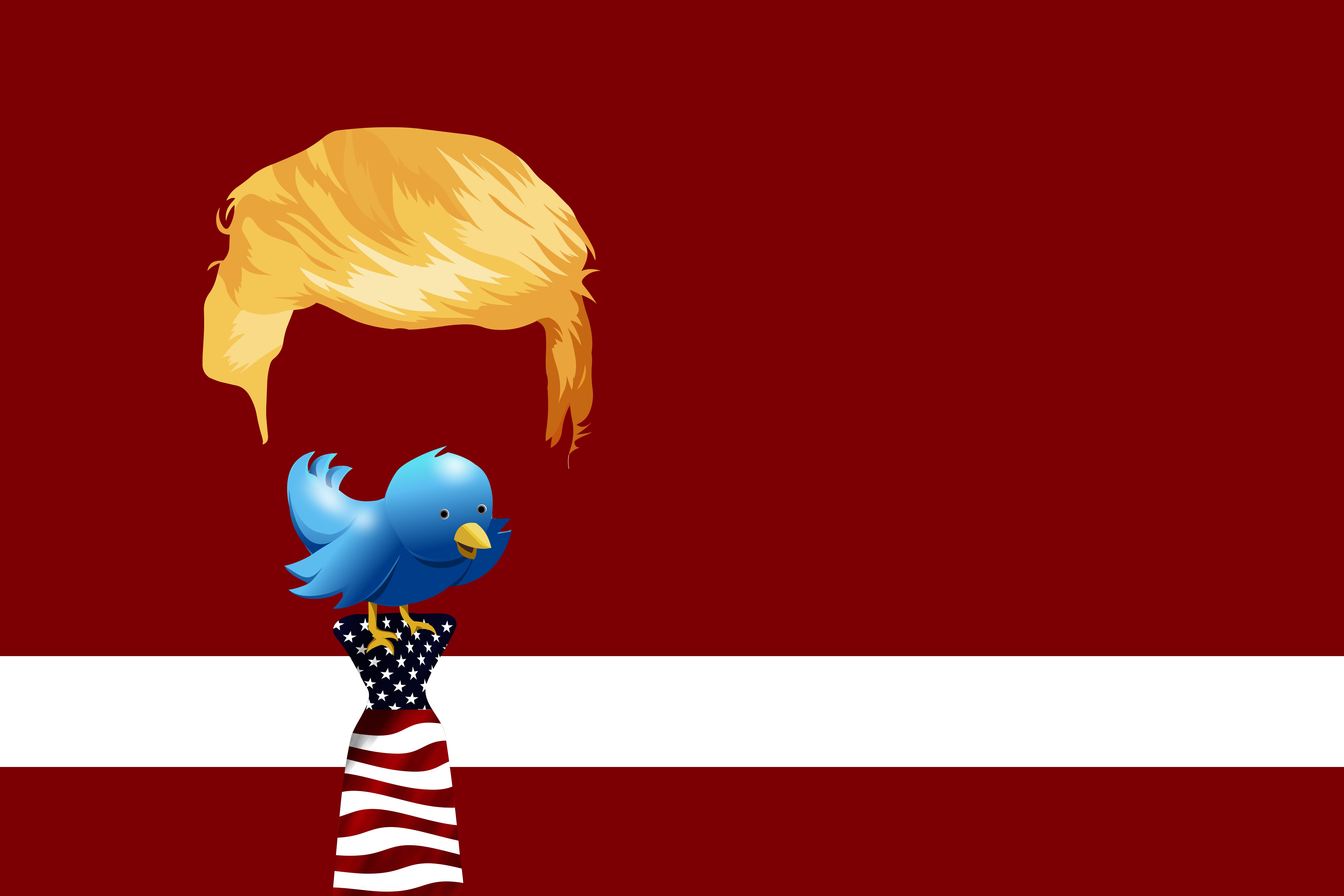 843555 скачать обои знаменитости, дональд трамп, американский, юмор, галстук, твиттер - заставки и картинки бесплатно