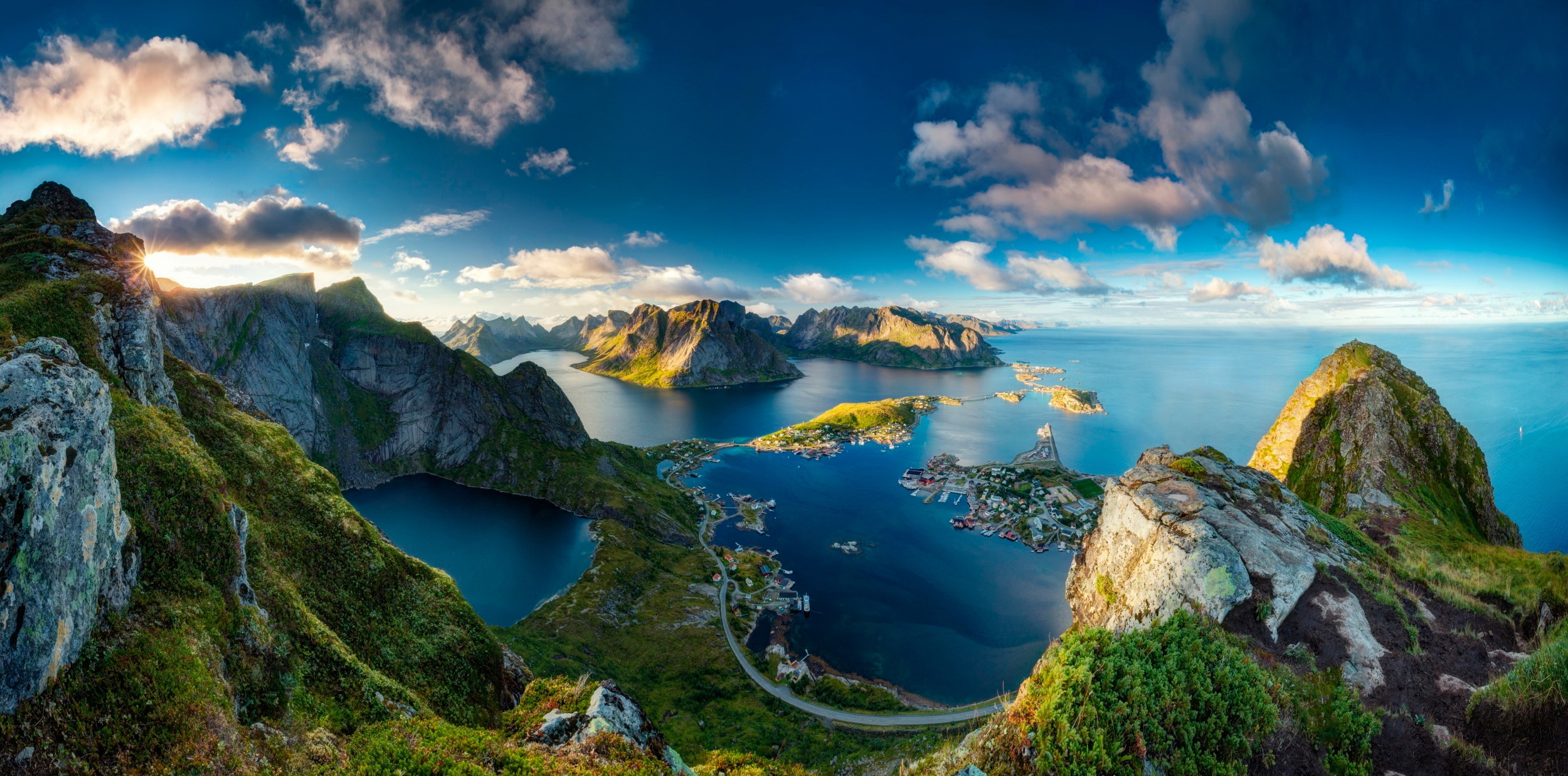 Laden Sie Lofoten Inseln HD-Desktop-Hintergründe herunter
