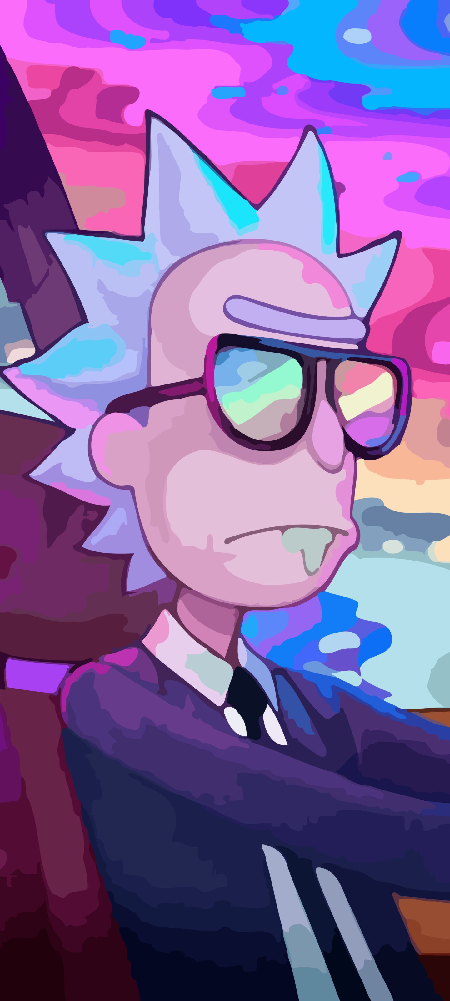 Download mobile wallpaper Glasses, Tv Show, Rick Sanchez, Rick And Morty for free.