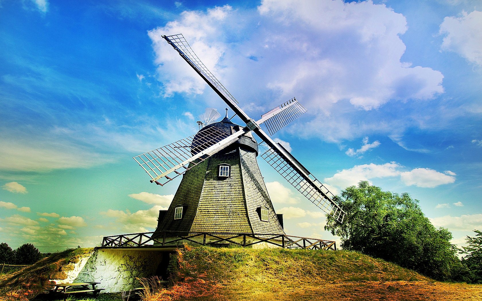 186940 Bild herunterladen menschengemacht, windmühle - Hintergrundbilder und Bildschirmschoner kostenlos