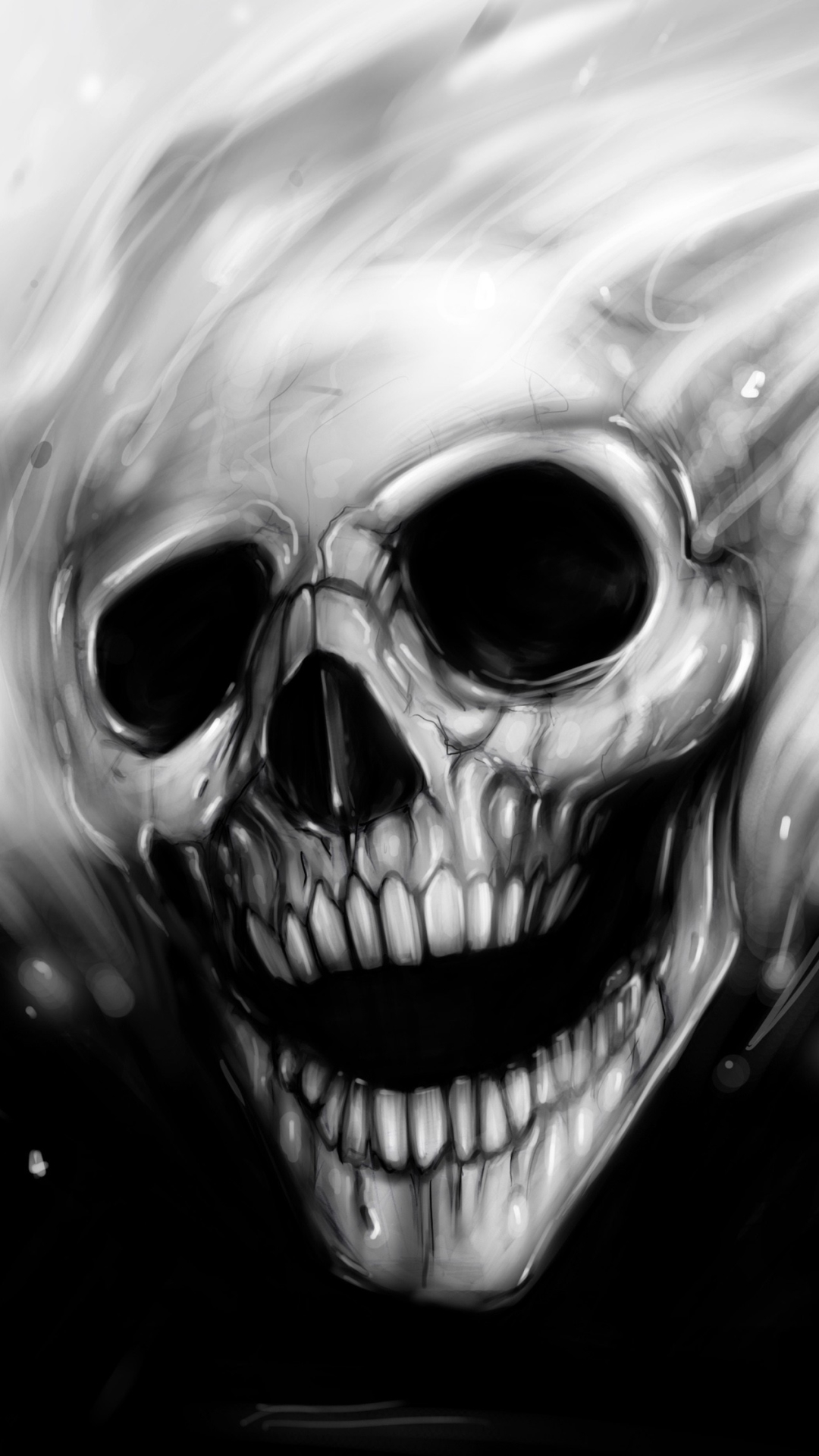Download mobile wallpaper Ghost Rider, Creepy, Skull, Comics for free.