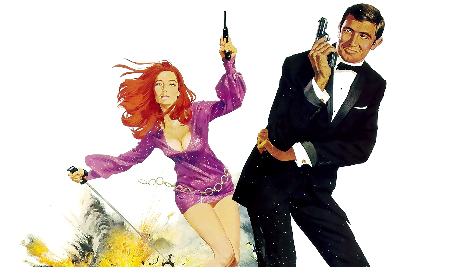 Download mobile wallpaper James Bond, Movie, Diana Rigg, George Lazenby, On Her Majesty's Secret Service for free.