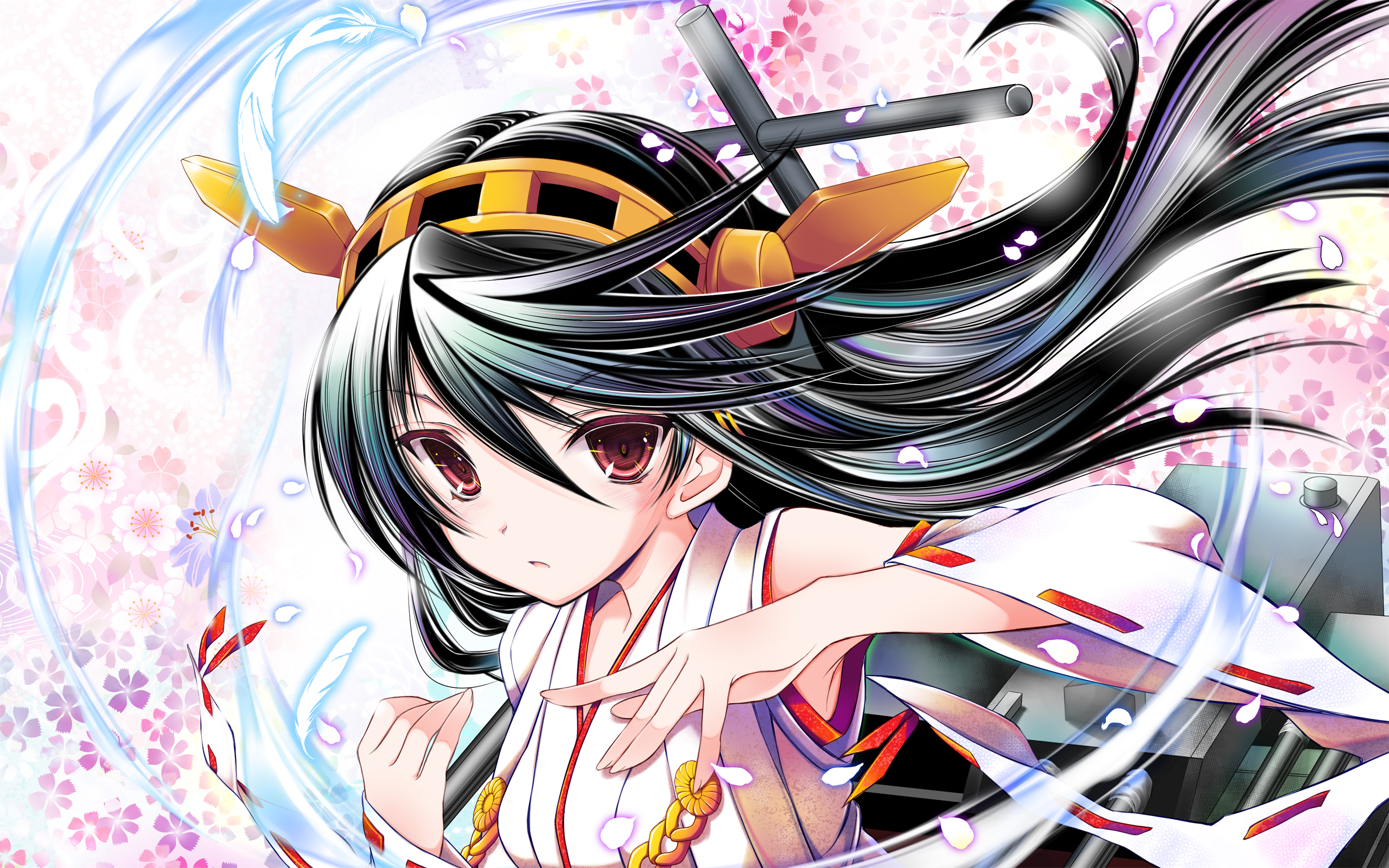 Free download wallpaper Anime, Kantai Collection, Haruna (Kancolle) on your PC desktop