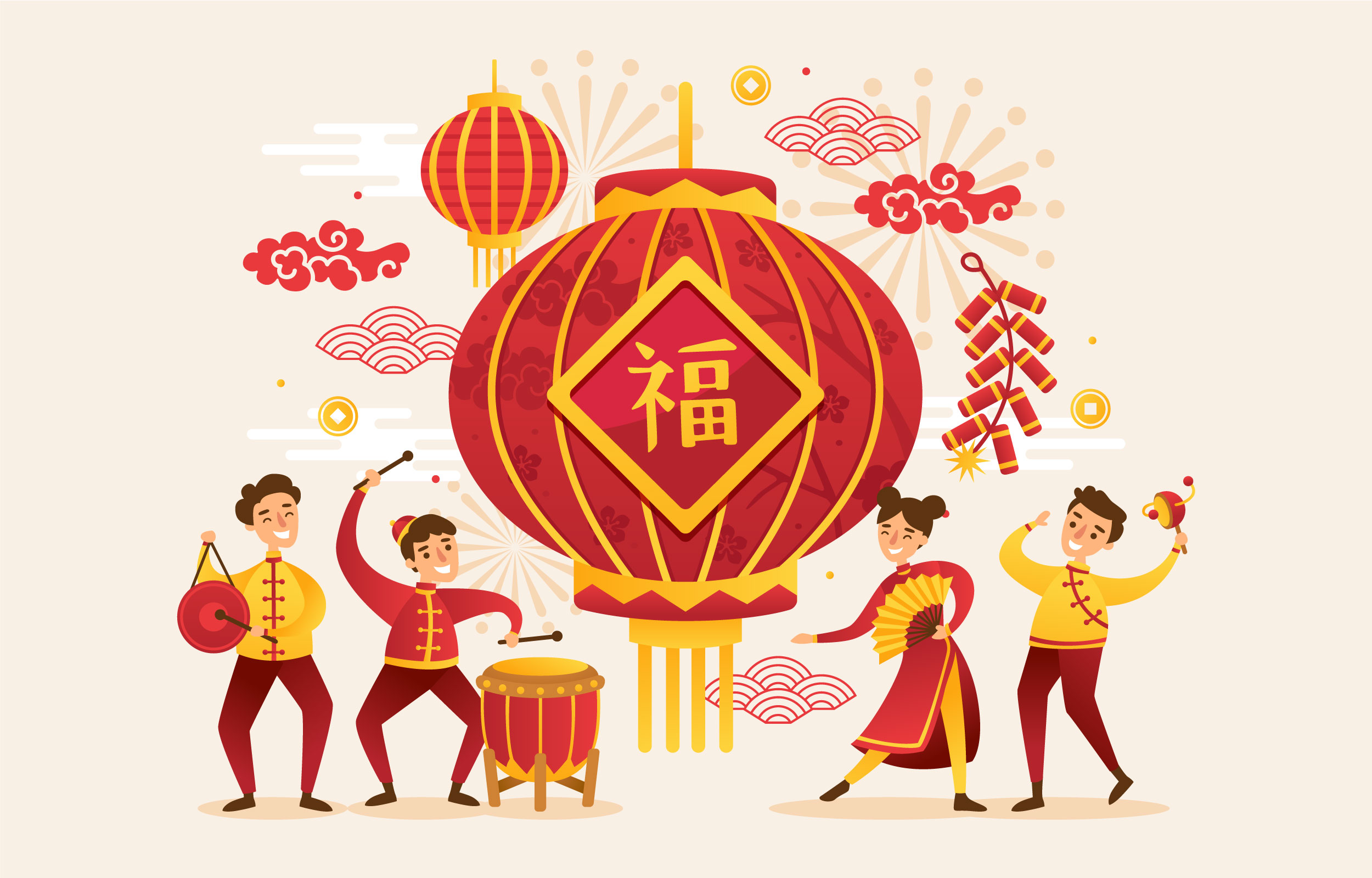 Завантажити шпалери безкоштовно Свято, Китайський Новий Рік картинка на робочий стіл ПК