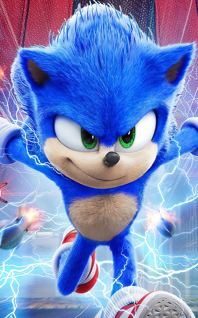 Download mobile wallpaper Movie, Sonic The Hedgehog, Sonic The Hedgehog (Movie), Sonic for free.