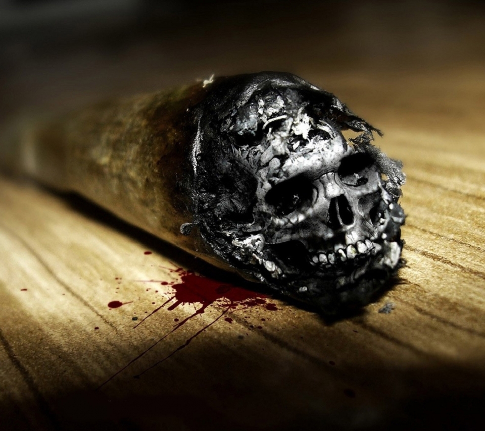 Download mobile wallpaper Dark, Skull for free.