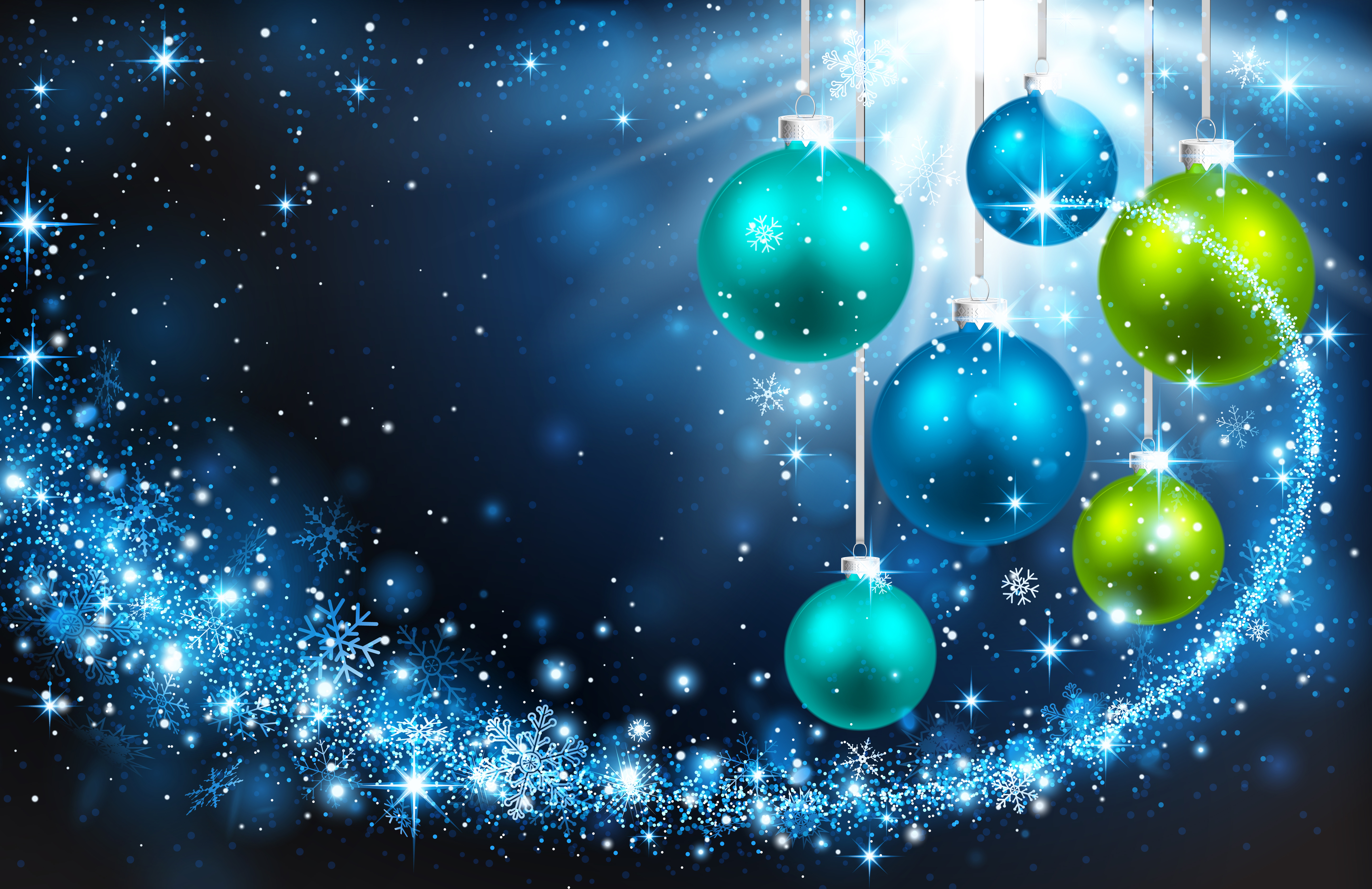874125 descargar imagen día festivo, navidad, azul, adornos de navidad, verde, destellos, turquesa: fondos de pantalla y protectores de pantalla gratis