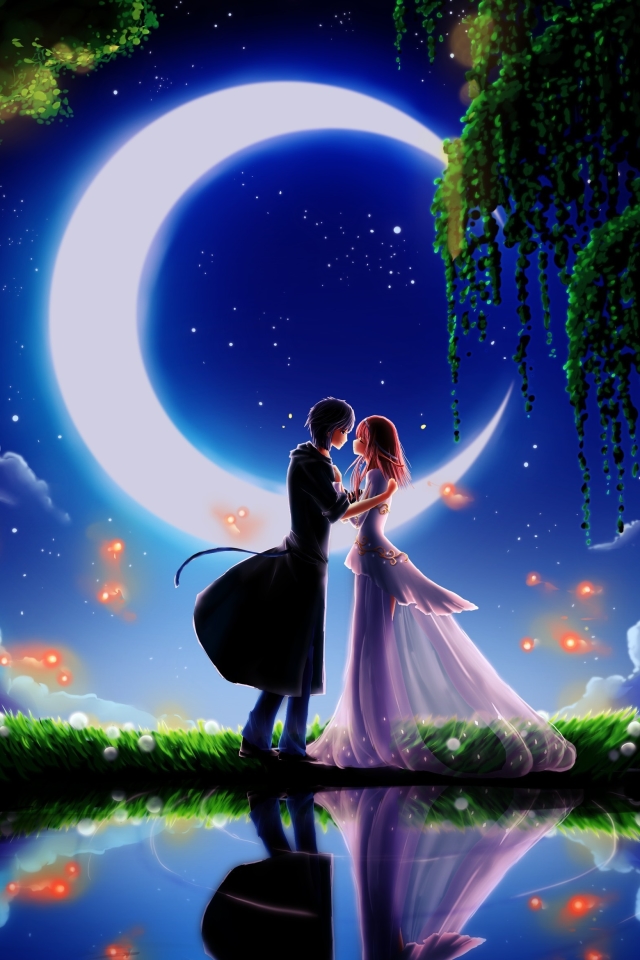 Download mobile wallpaper Anime, Love, Romantic for free.
