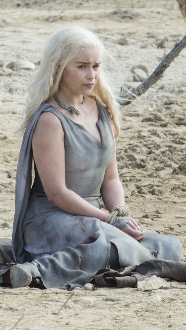 Baixar papel de parede para celular de Programa De Tv, A Guerra Dos Tronos, Daenerys Targaryen, Emilia Clarke gratuito.