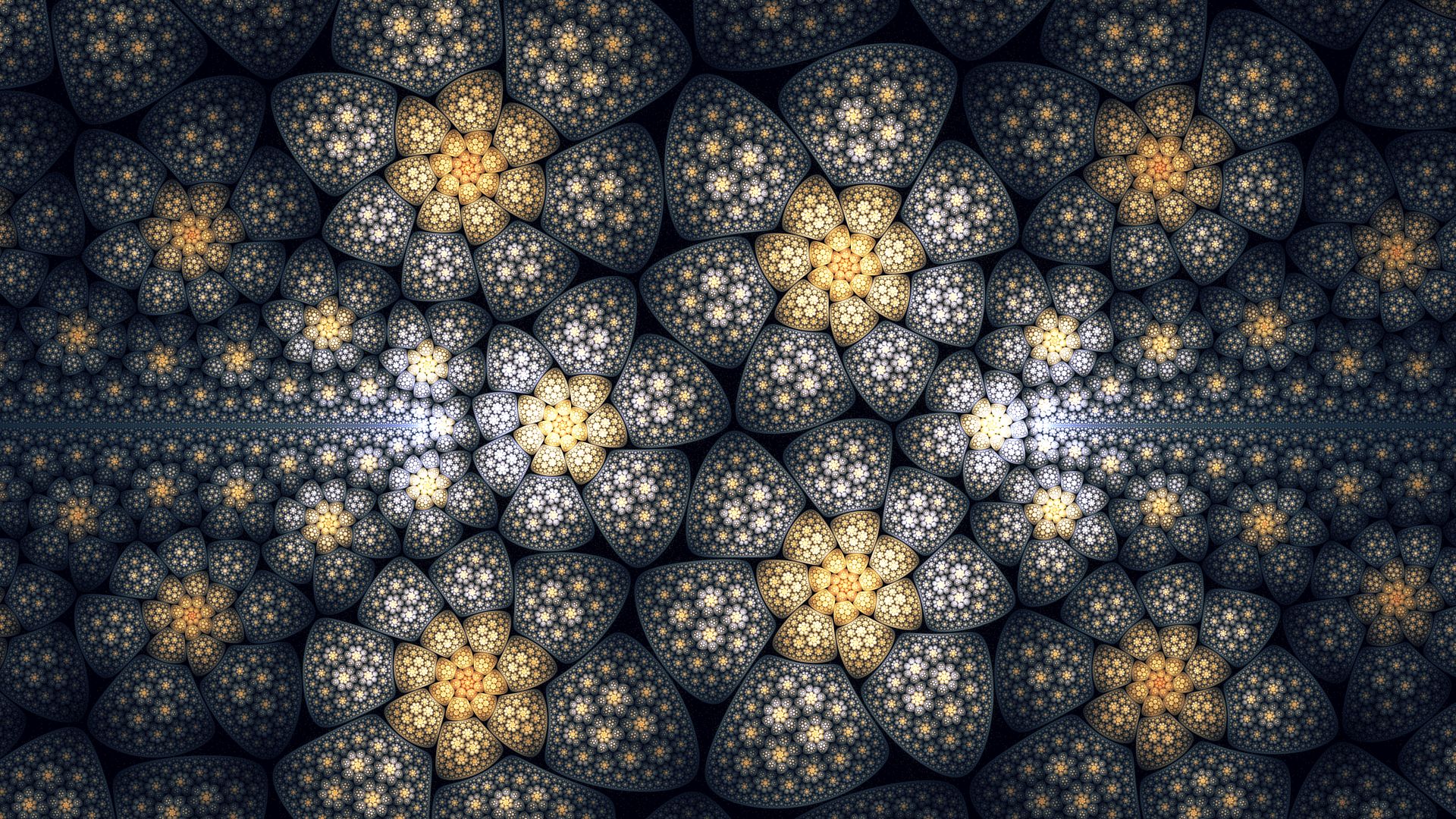 Download mobile wallpaper Abstract, Flower, Pattern, Fractal for free.