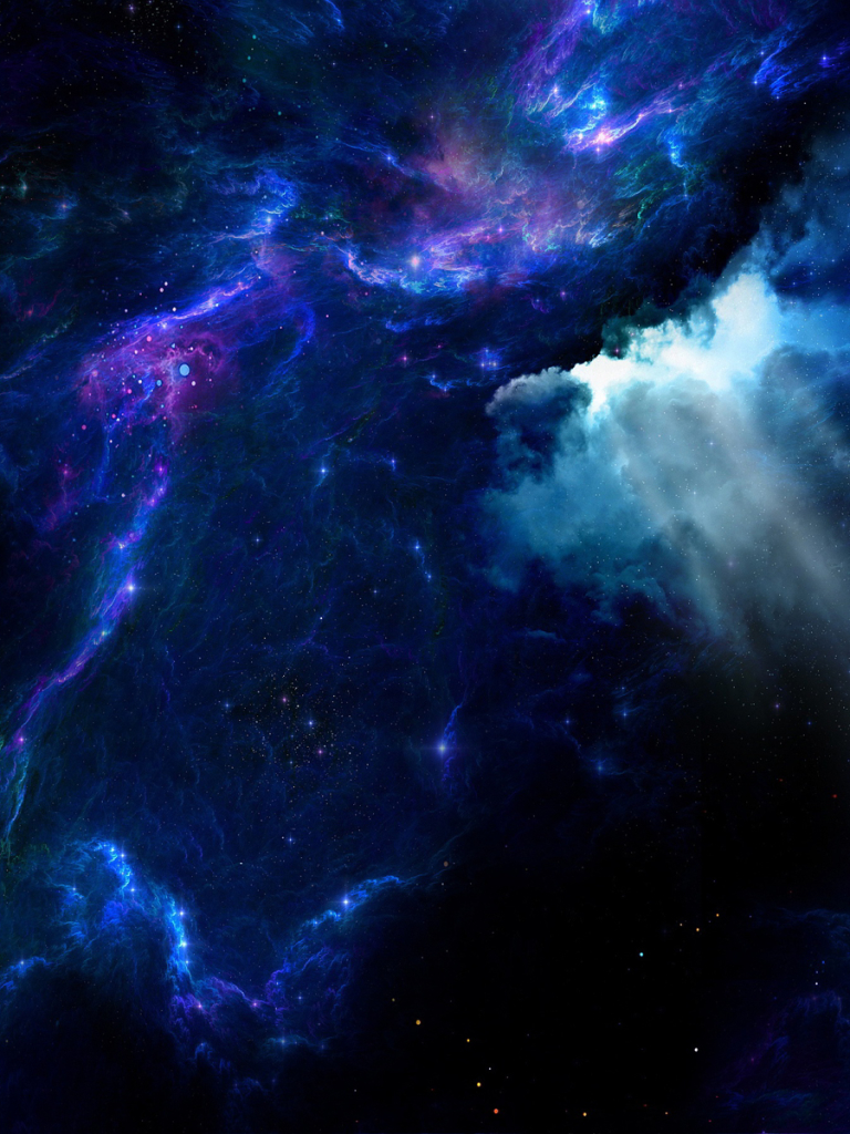 Download mobile wallpaper Stars, Nebula, Space, Sci Fi, Cgi for free.