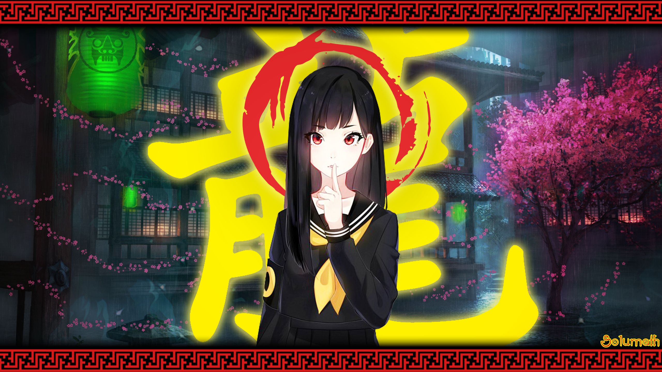 Laden Sie das Mädchen, Blüte, Orientalisch, Animes-Bild kostenlos auf Ihren PC-Desktop herunter