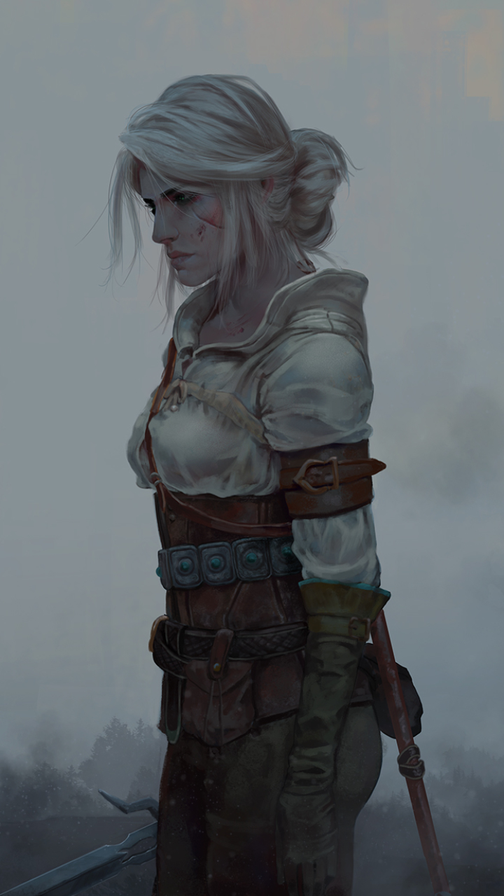 Handy-Wallpaper Computerspiele, Der Hexer, The Witcher 3: Wild Hunt, Ciri (Der Hexer) kostenlos herunterladen.