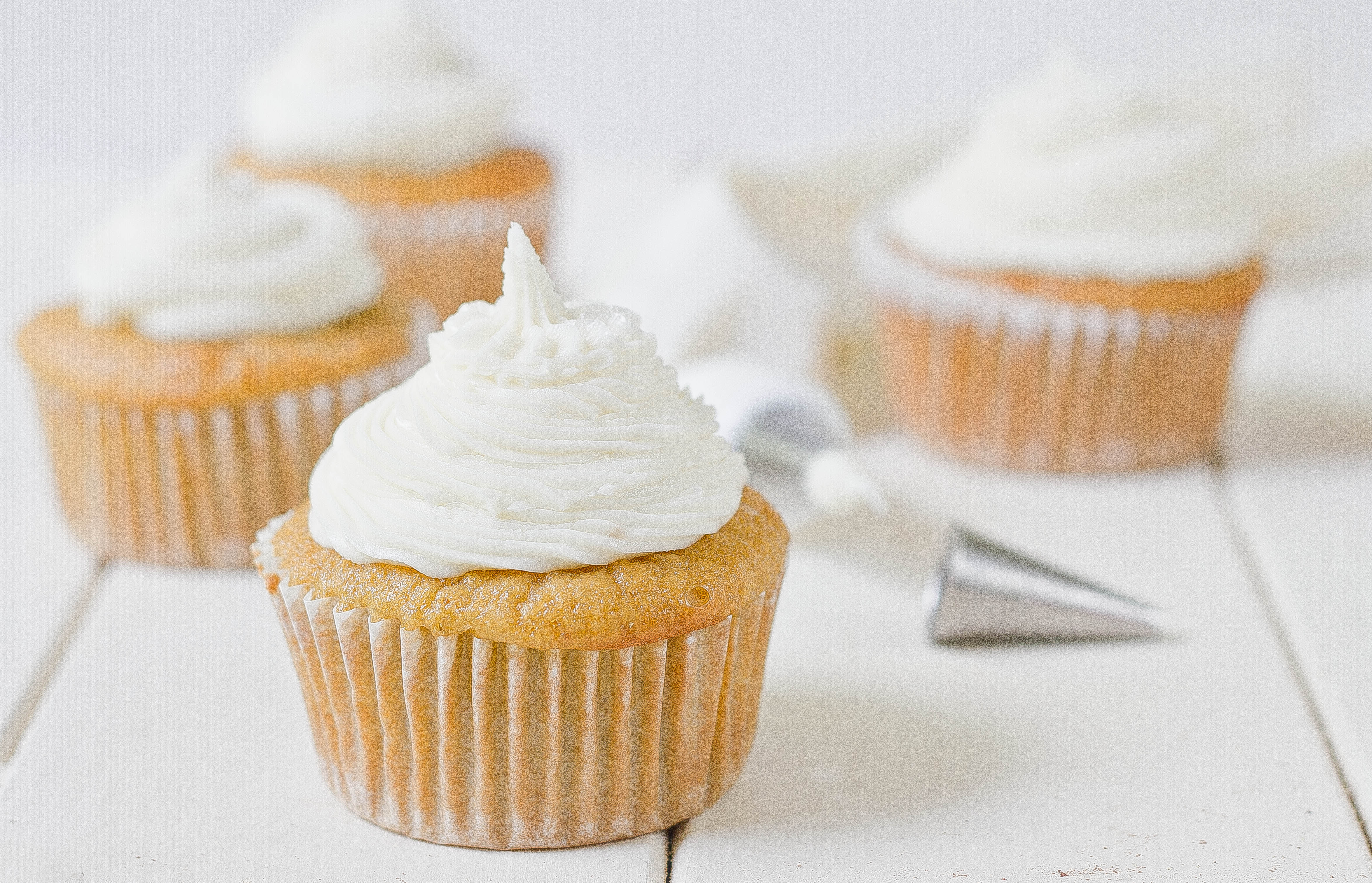 Die besten Vanille Cupcake-Hintergründe für den Telefonbildschirm