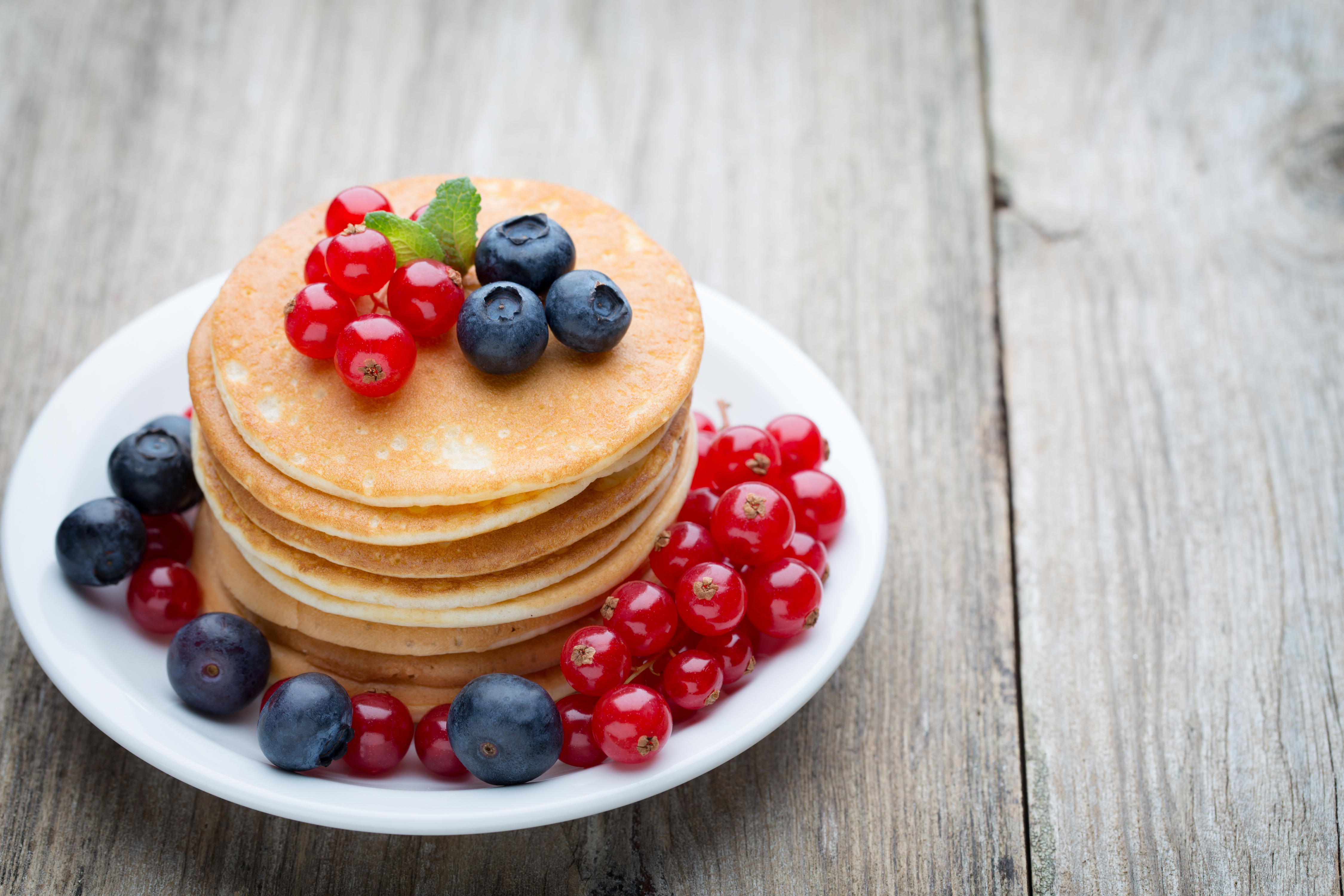 Download mobile wallpaper Food, Blueberry, Berry, Fruit, Breakfast, Pancake, Currants for free.