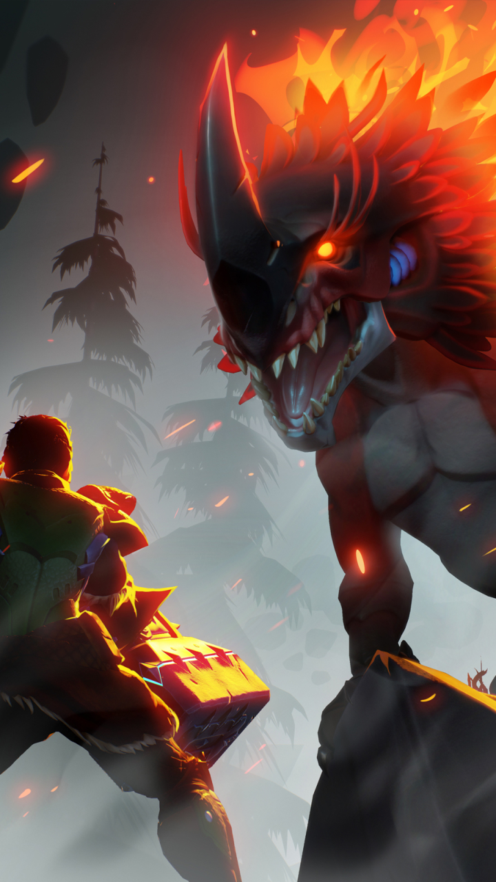 Baixar papel de parede para celular de Guerreiro, Criatura, Videogame, Dauntless gratuito.