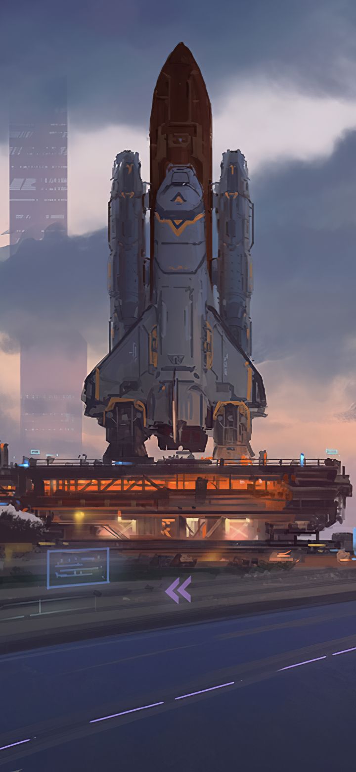 Download mobile wallpaper Rocket, Sci Fi for free.