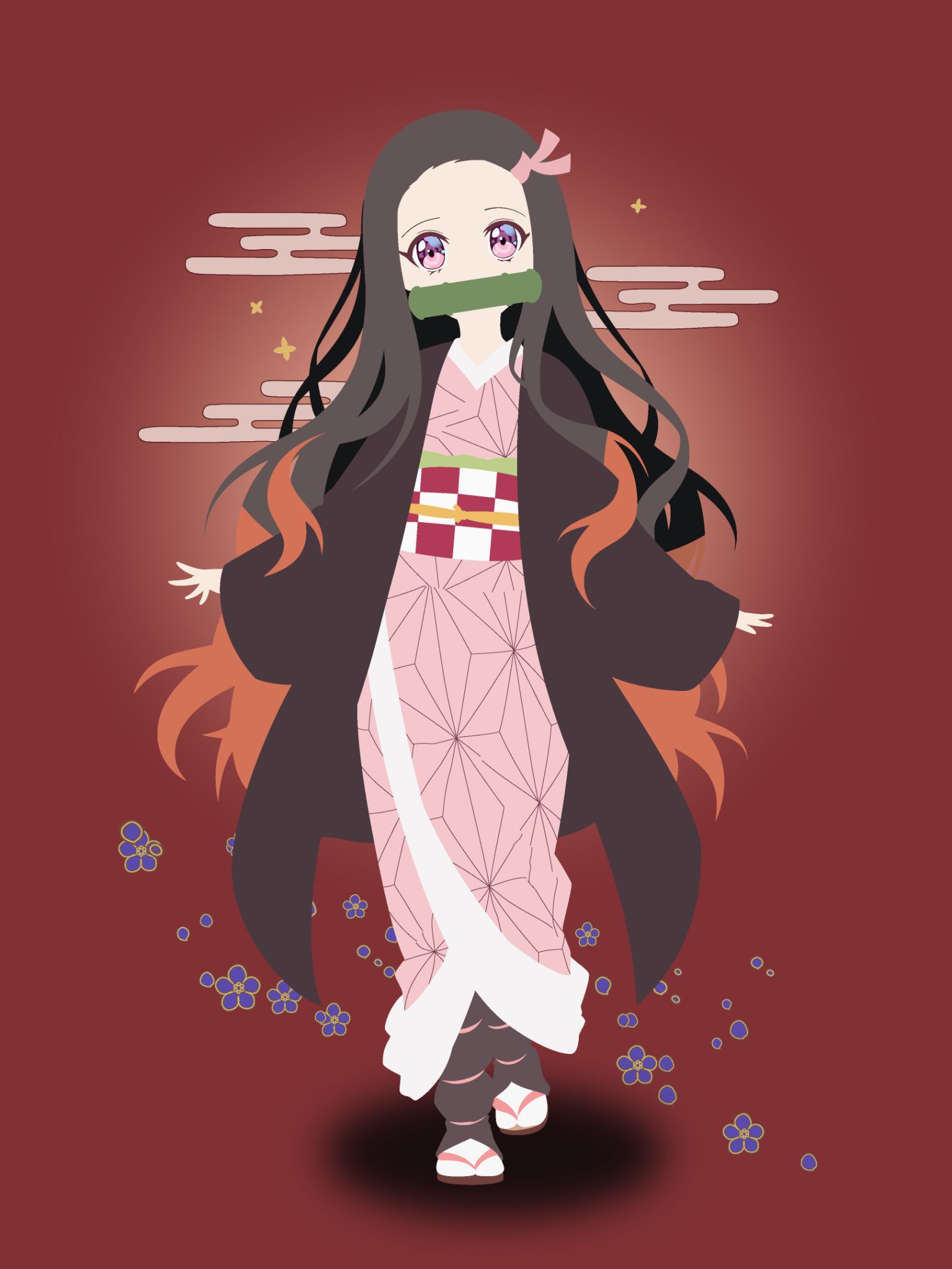 Descarga gratuita de fondo de pantalla para móvil de Animado, Nezuko Kamado, Demon Slayer: Kimetsu No Yaiba.