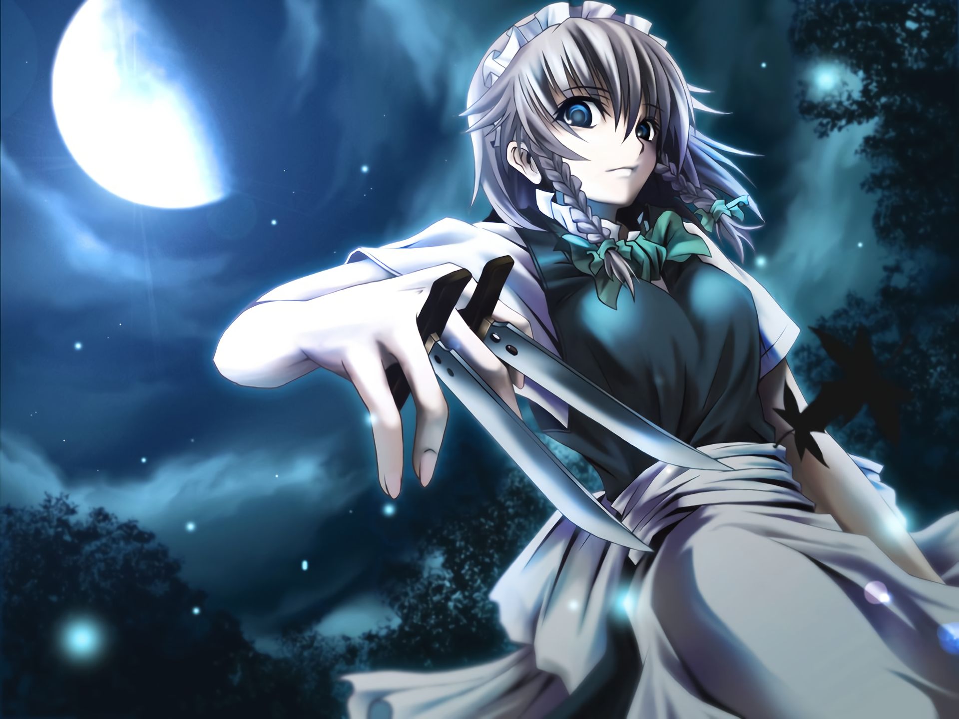 Free download wallpaper Anime, Touhou, Sakuya Izayoi on your PC desktop