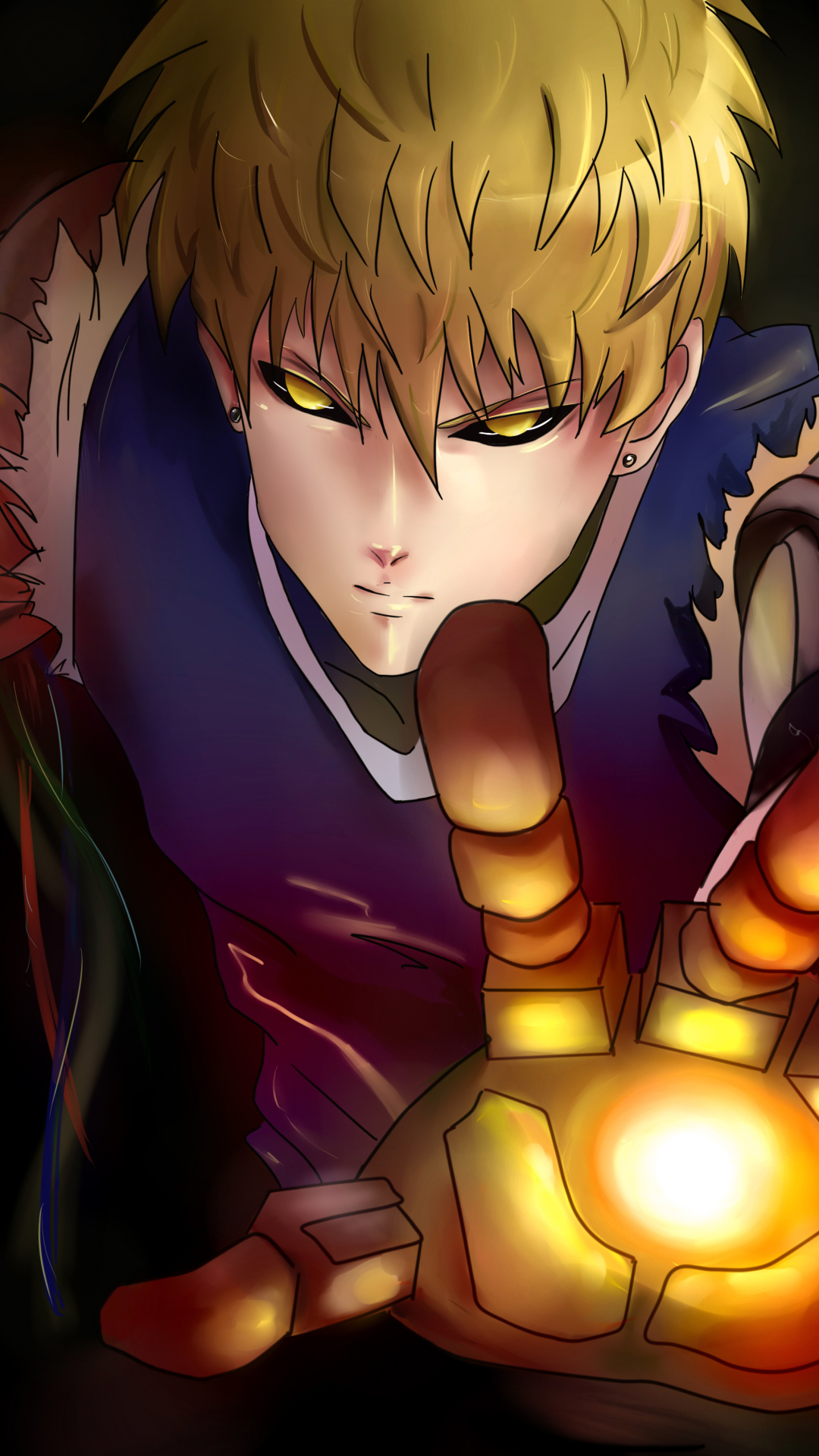 Handy-Wallpaper Animes, One Punch Man, Genos (One Punch Man) kostenlos herunterladen.