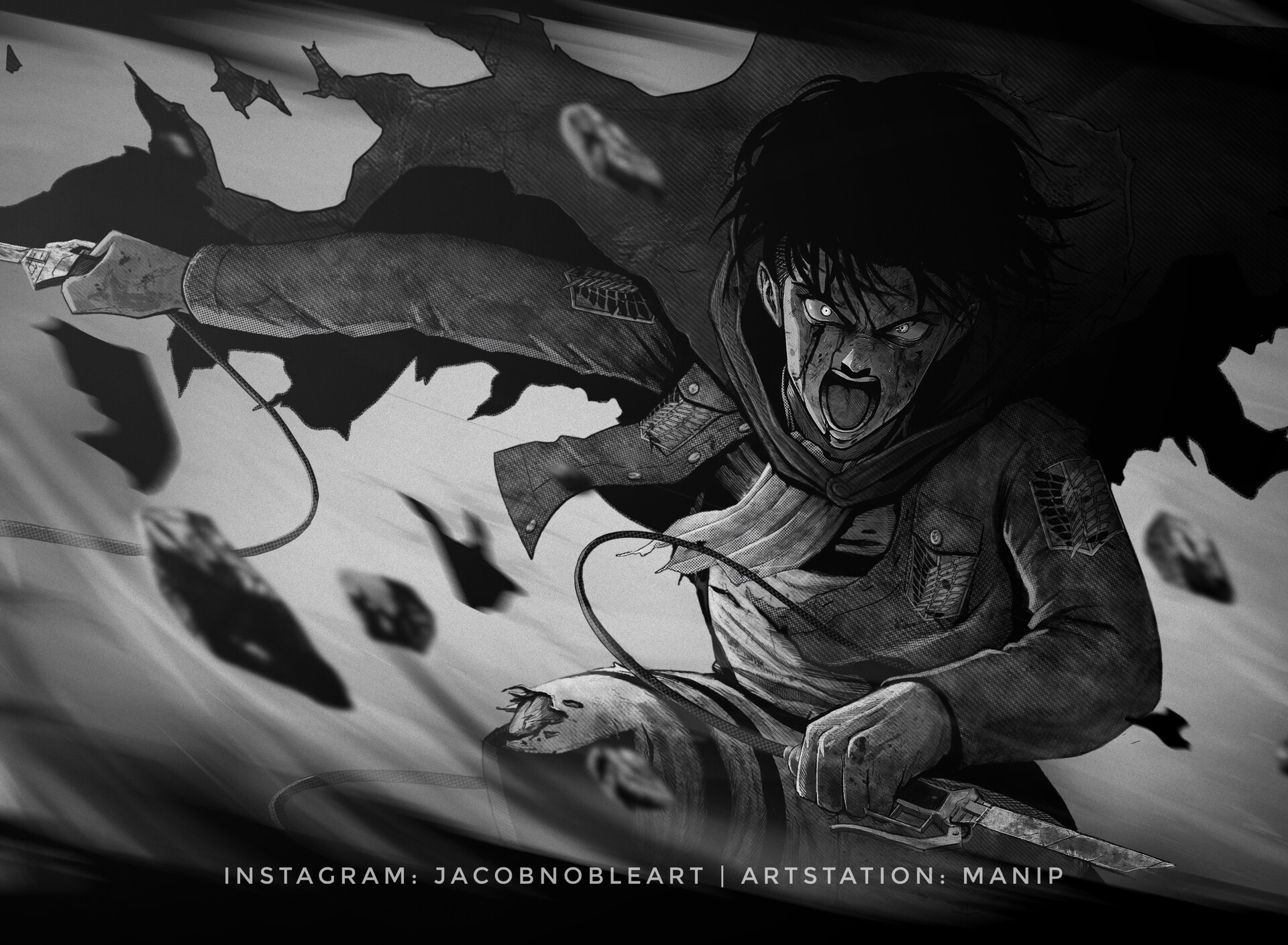 Free download wallpaper Anime, Attack On Titan, Levi Ackerman on your PC desktop