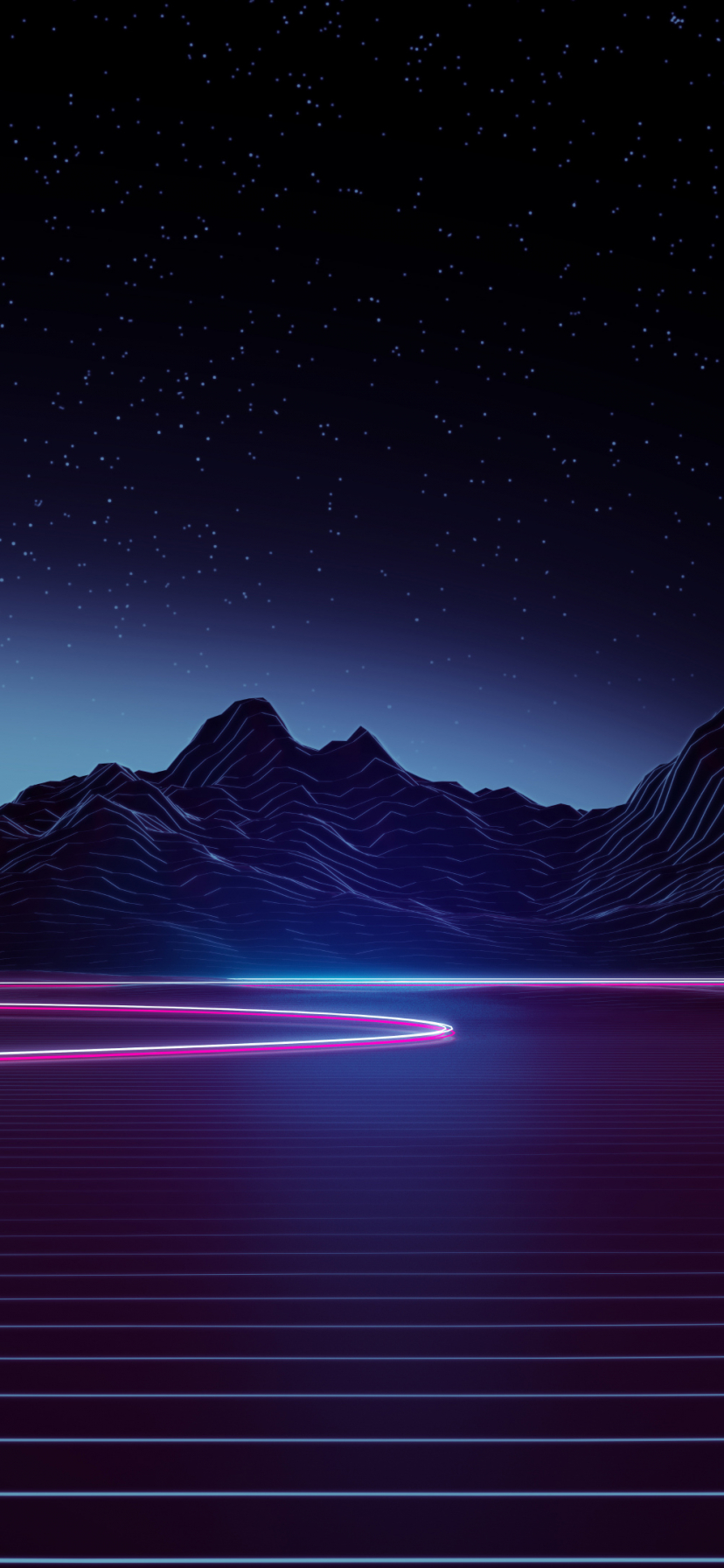 Download mobile wallpaper Artistic, Synthwave, Retro Wave for free.
