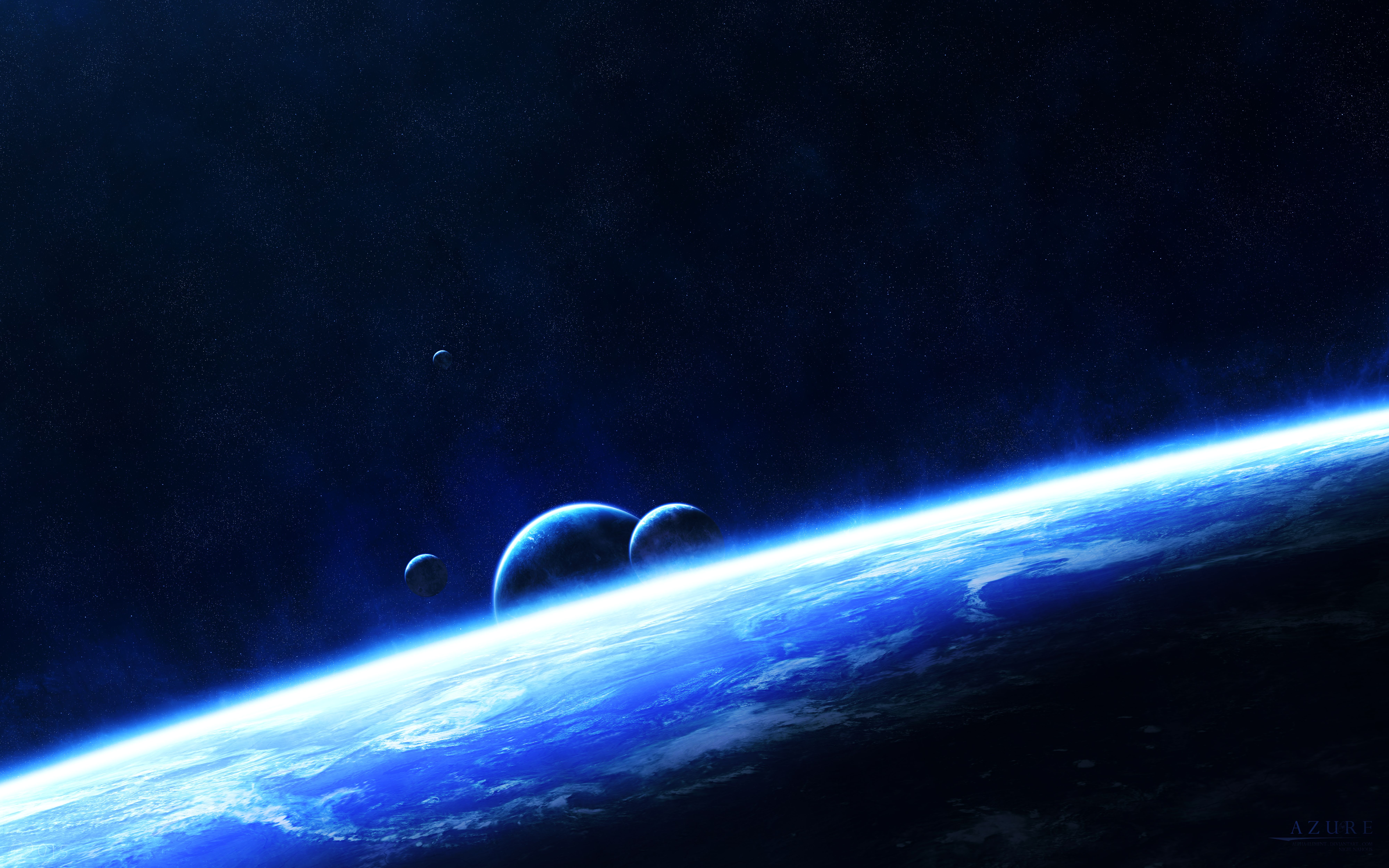 Free download wallpaper Glow, Universe, Planets on your PC desktop