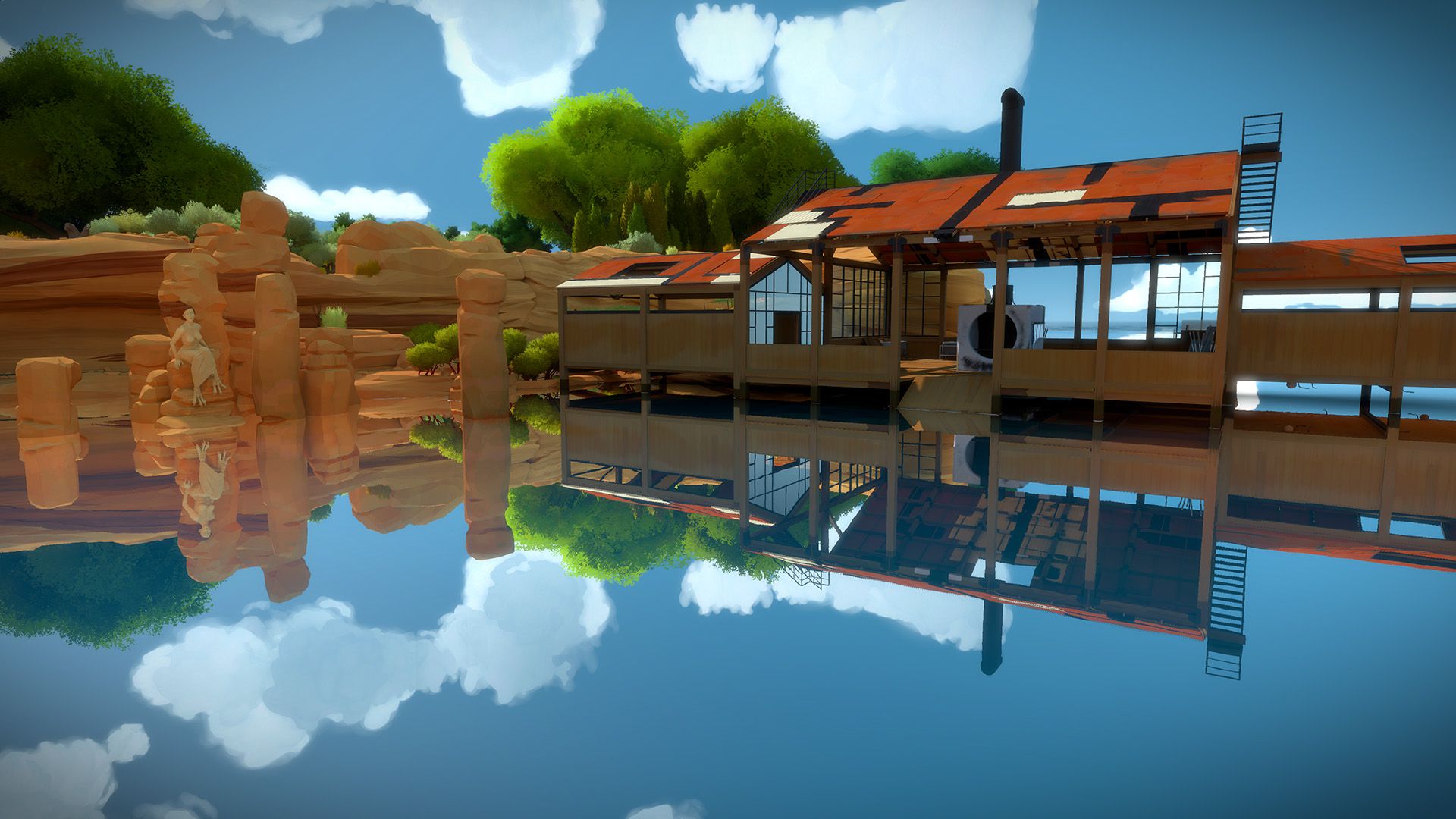 Free download wallpaper Reflection, Video Game, The Witness on your PC desktop