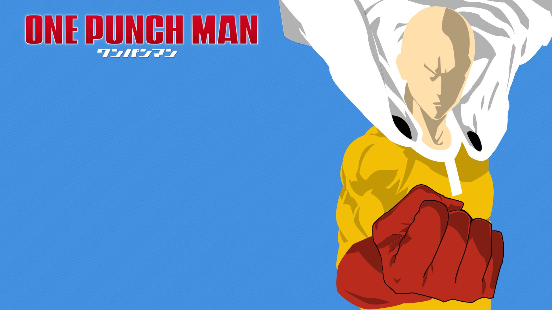 Скачати мобільні шпалери Аніме, Мінімалістичний, Сайтама (One Punch Man), Ванпанчмен безкоштовно.