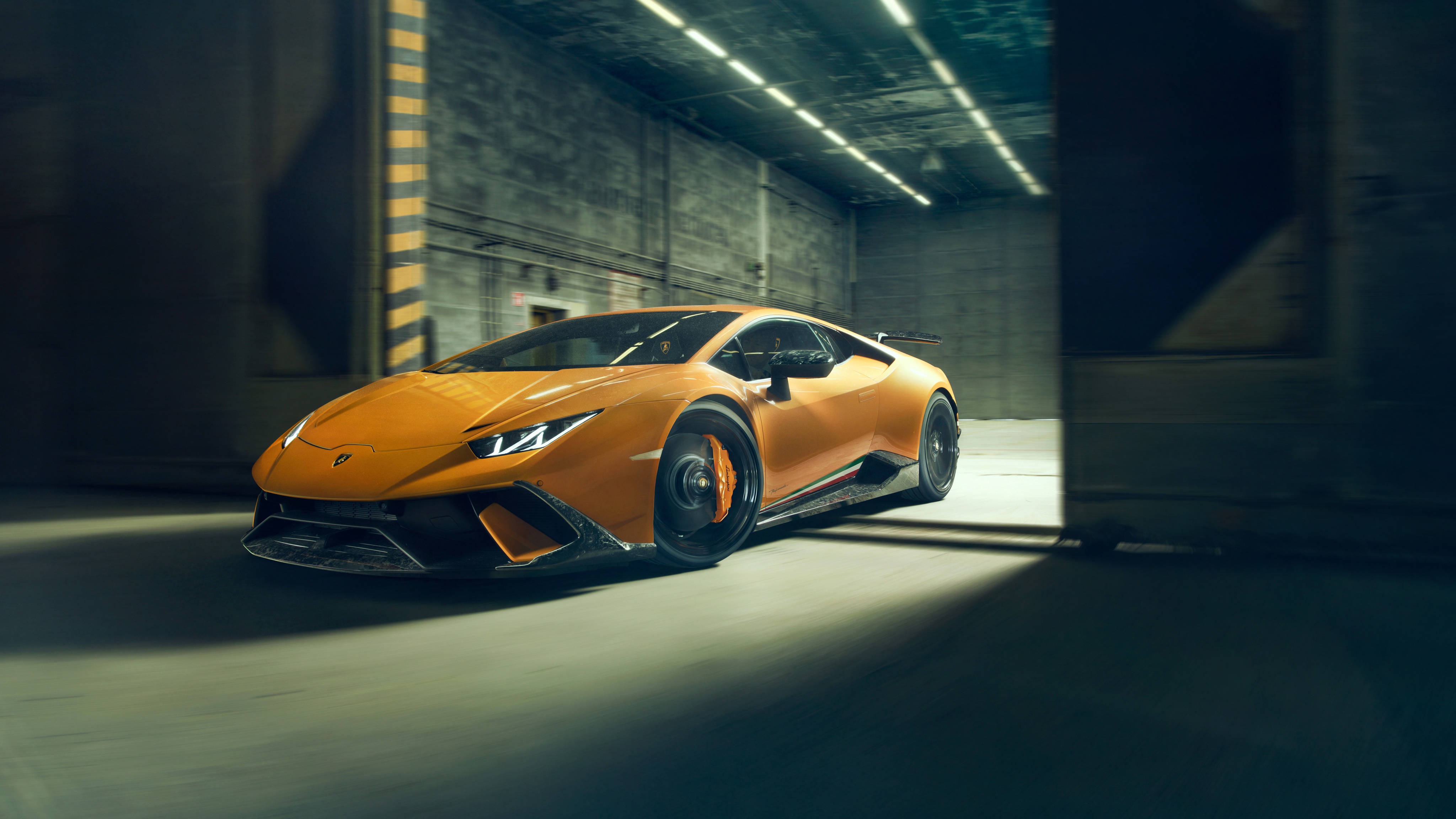 Laden Sie das Lamborghini, Autos, Supersportwagen, Fahrzeuge, Gelbes Auto, Lamborghini Huracán Performante-Bild kostenlos auf Ihren PC-Desktop herunter