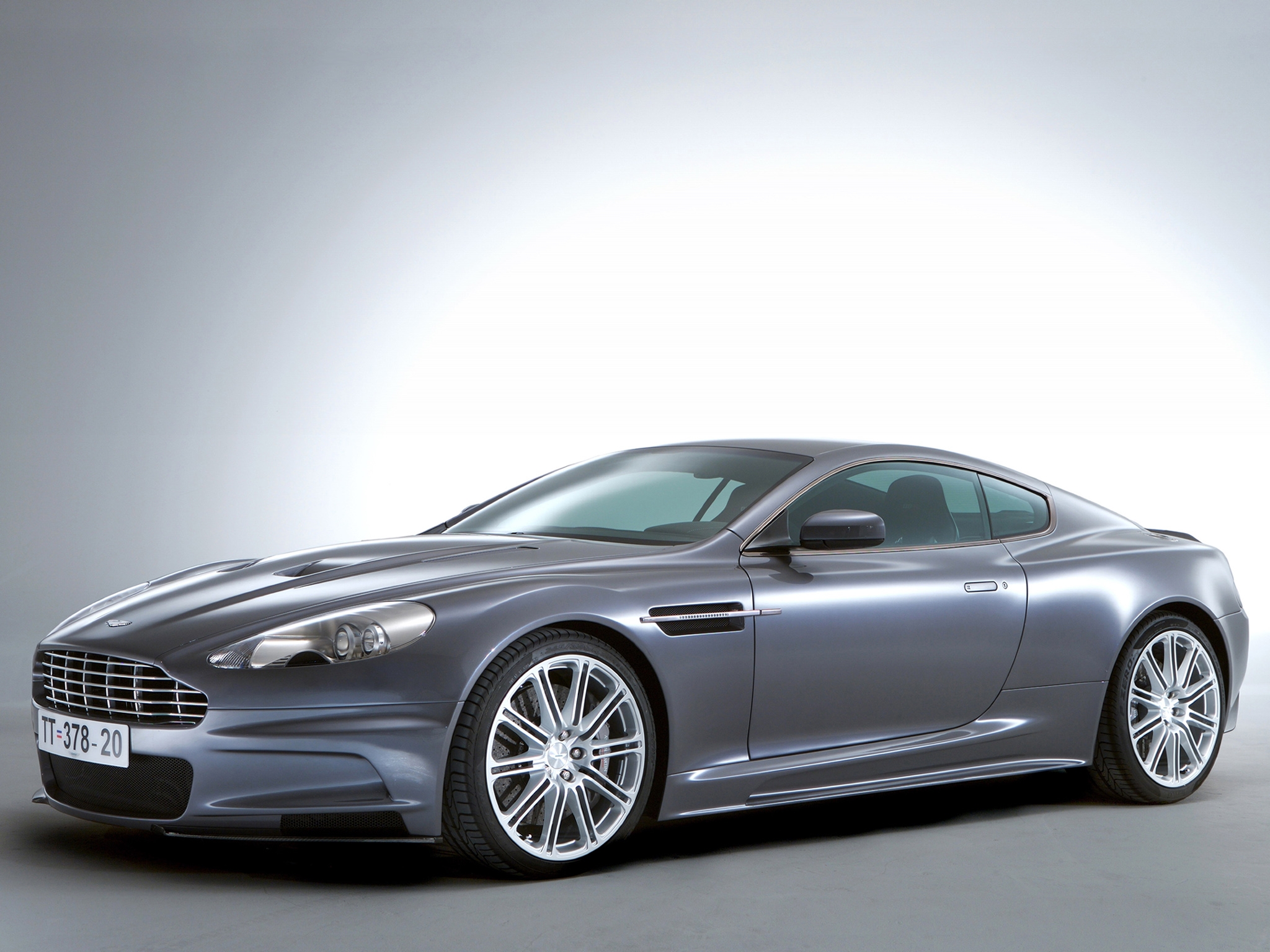 cars, auto, aston martin, grey, side view, dbs, 2006 phone background