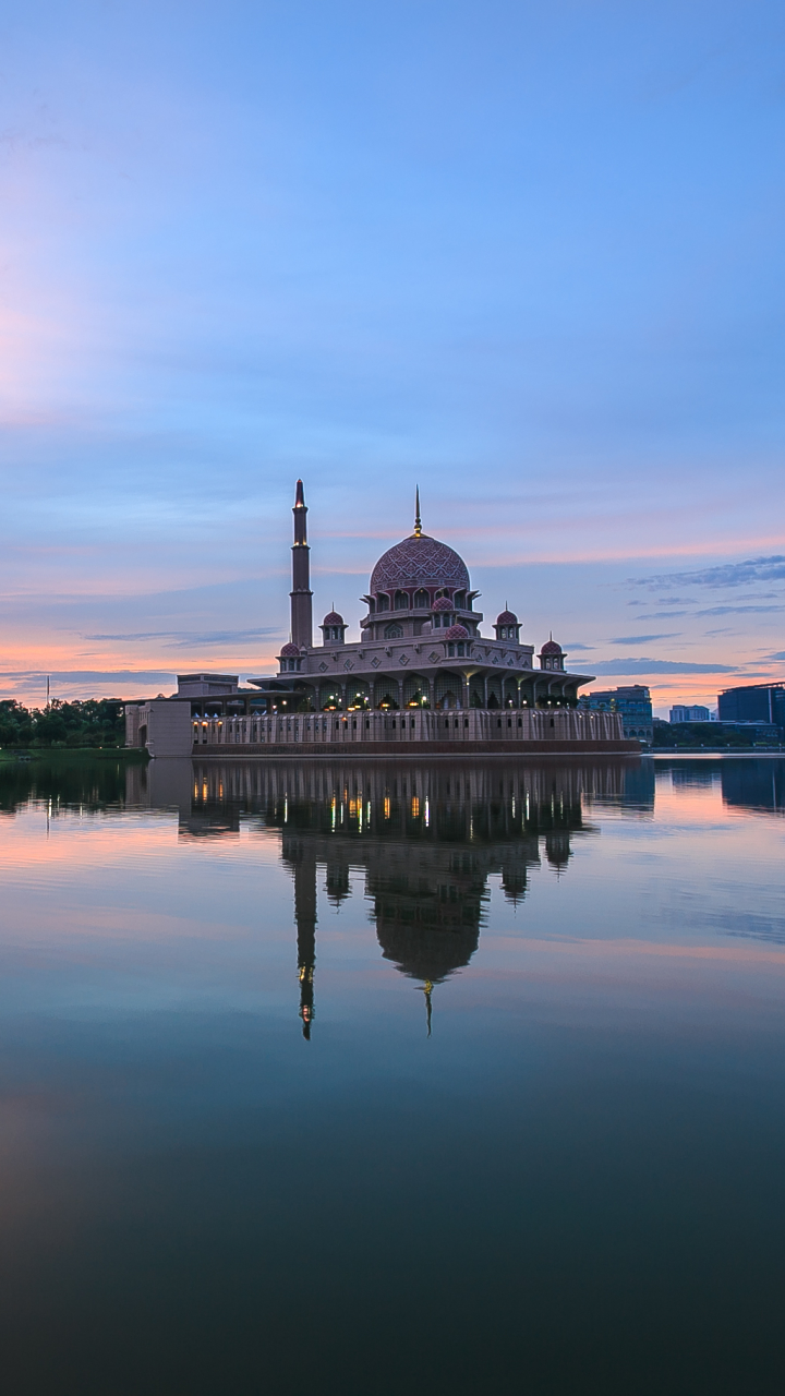 1135314 скачать обои религиозные, мечеть путра, малайзия, путраджайя, мечети - заставки и картинки бесплатно