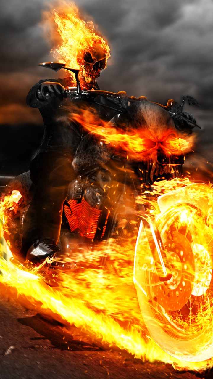 Download mobile wallpaper Ghost Rider, Comics for free.