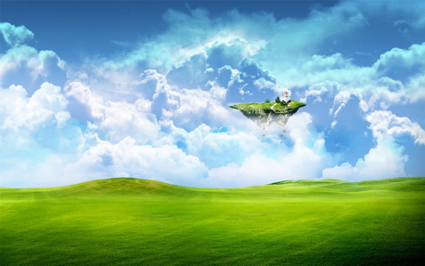 PCデスクトップに雲, スカイ, 風景, フィールズ, ファンタジー画像を無料でダウンロード