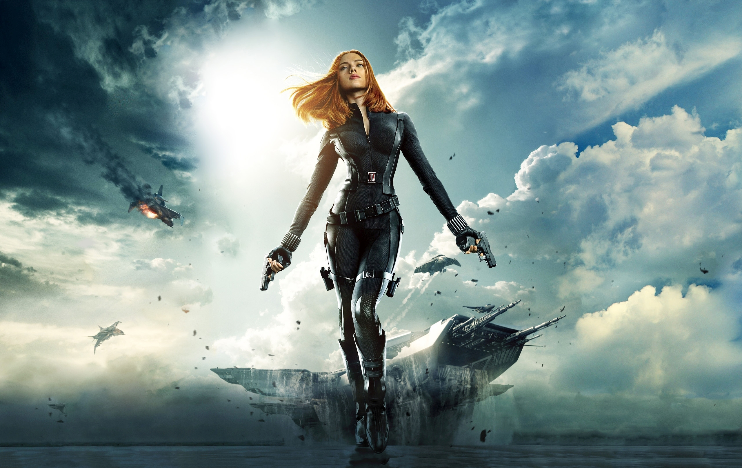 Free download wallpaper Scarlett Johansson, Captain America, Movie, Black Widow, Captain America: The Winter Soldier on your PC desktop