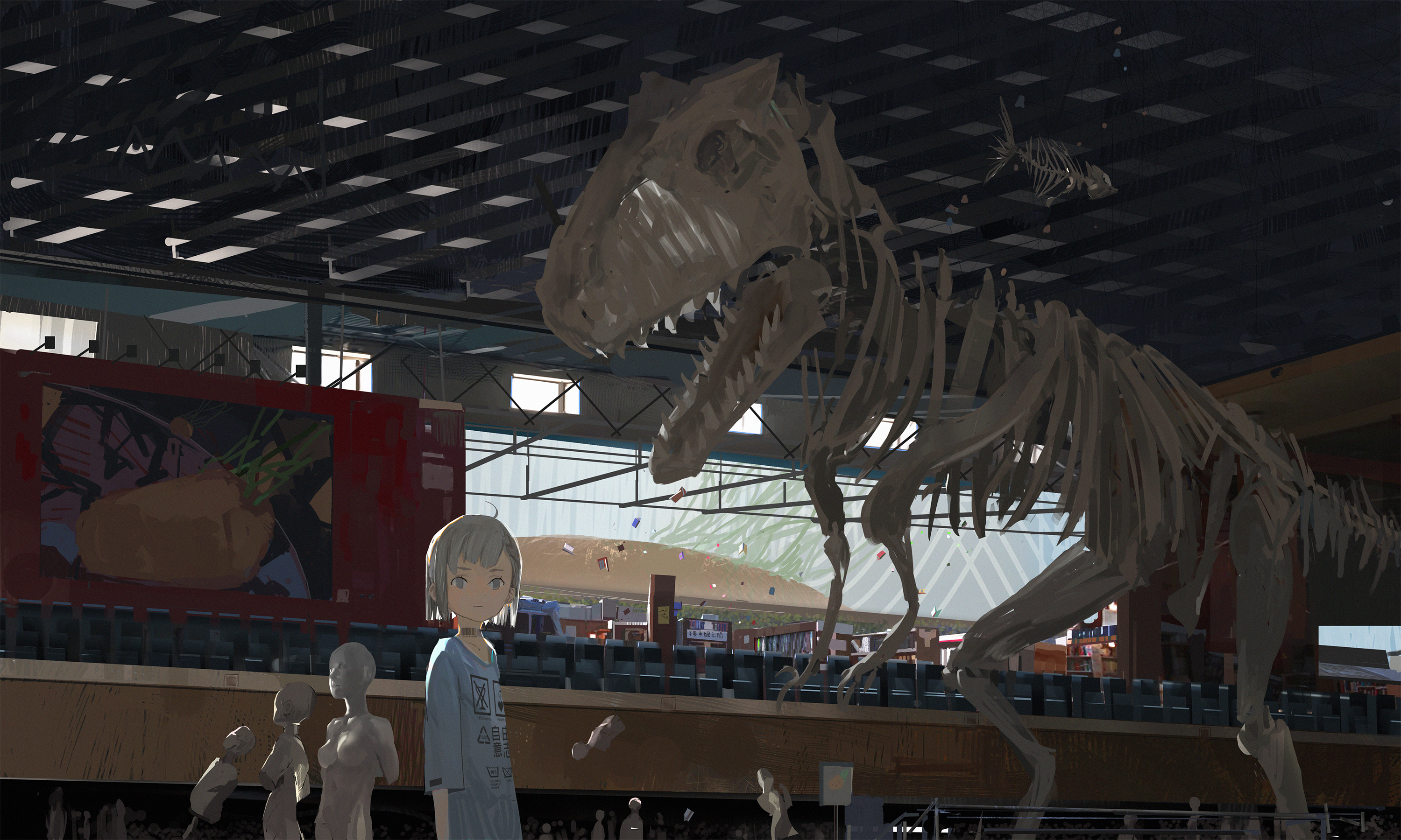 Download mobile wallpaper Anime, Animal, Dinosaur for free.