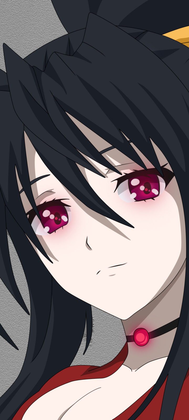 無料モバイル壁紙赤い目, アニメ, 姫島朱乃, 高校Dxdをダウンロードします。