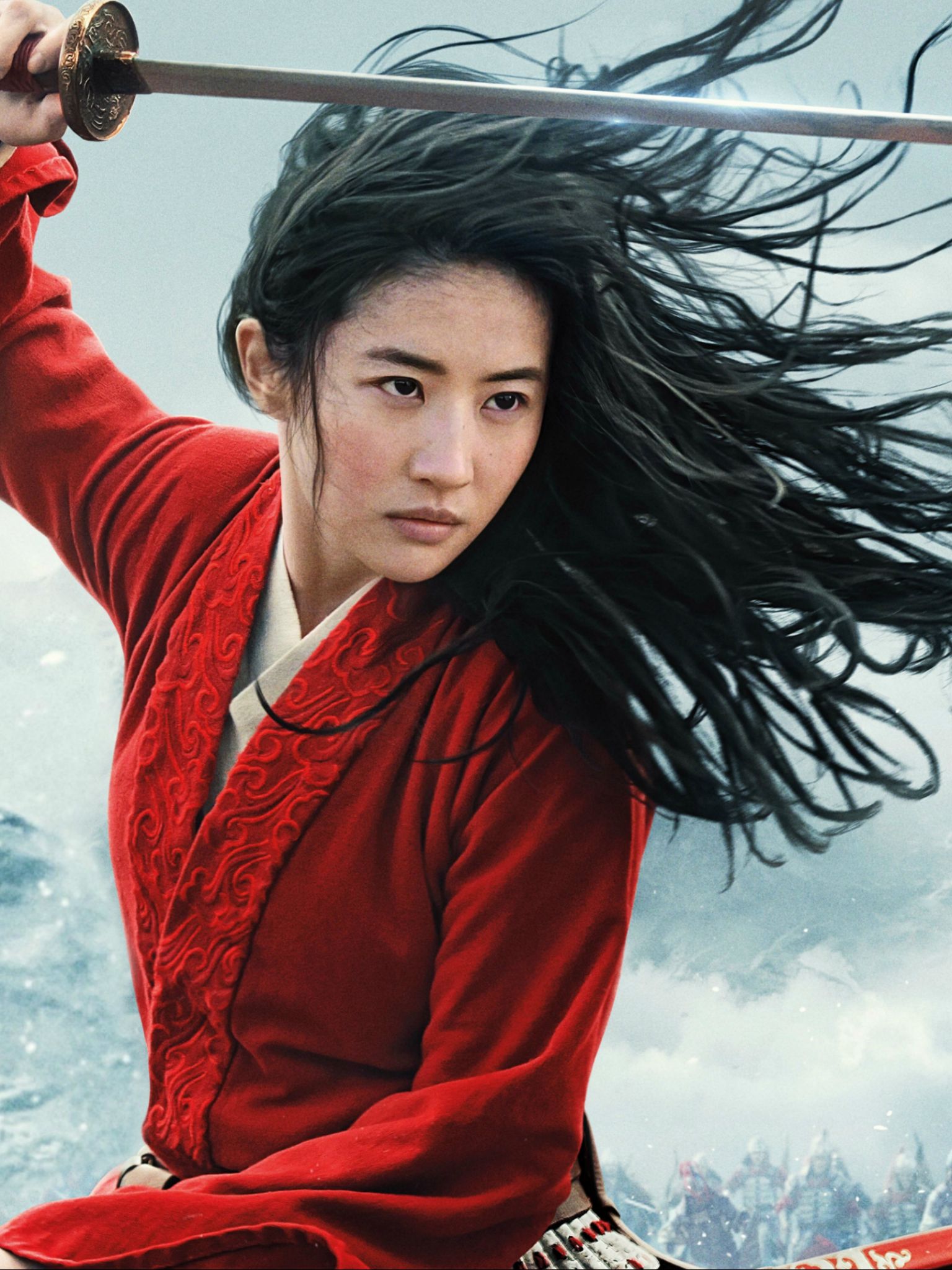 Download mobile wallpaper Movie, Liu Yifei, Mulan (2020) for free.