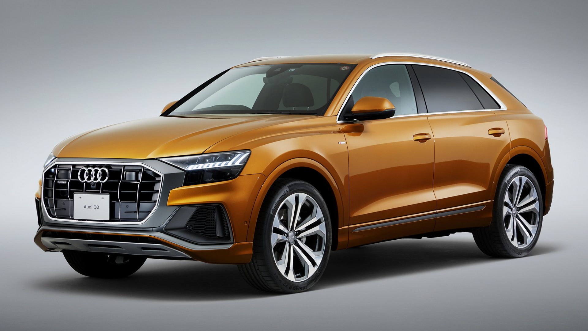 Download mobile wallpaper Audi, Car, Suv, Vehicles, Brown Car, Crossover Car, Audi Q8 S Line for free.