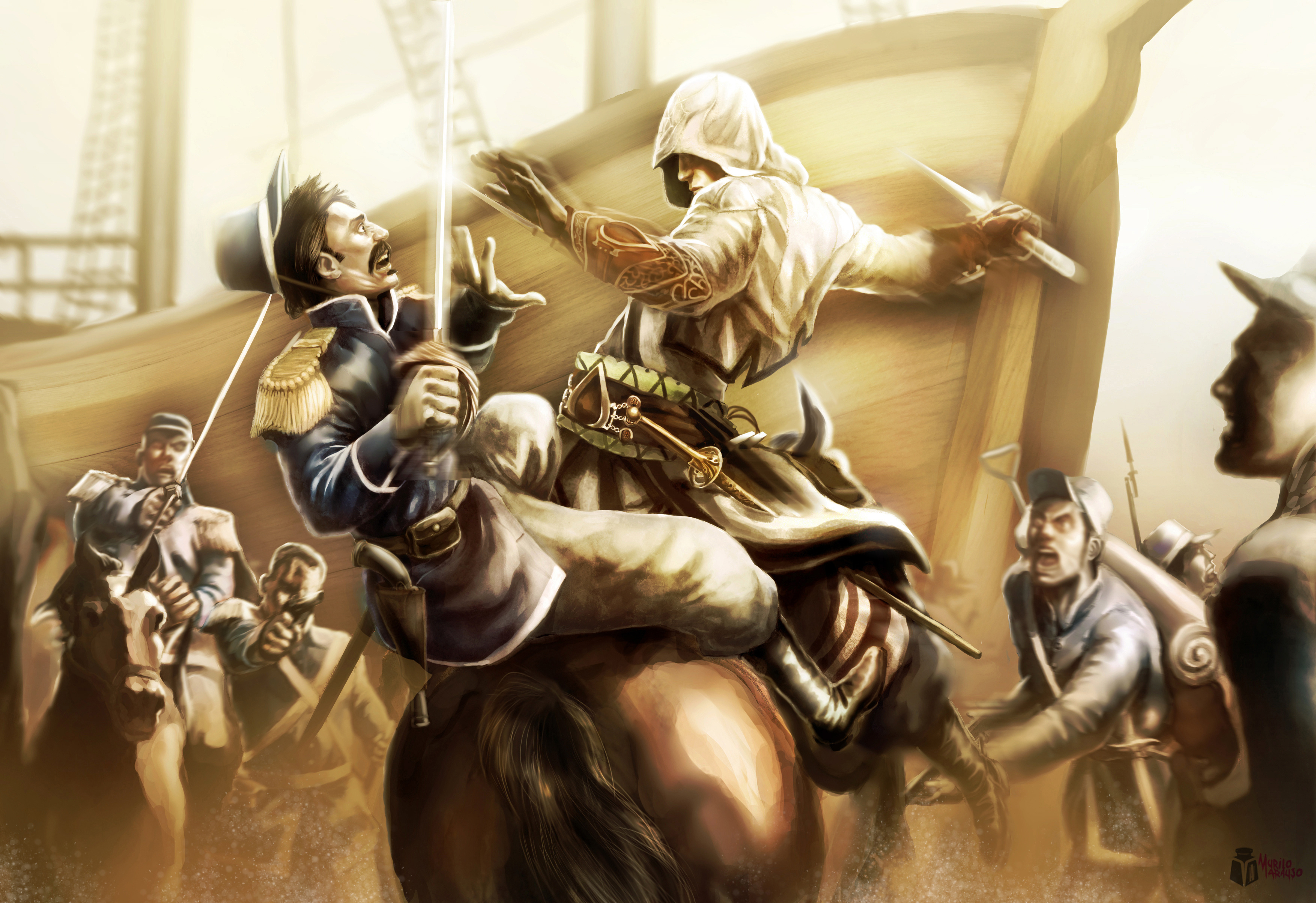 Laden Sie Assassins Creed Iii HD-Desktop-Hintergründe herunter