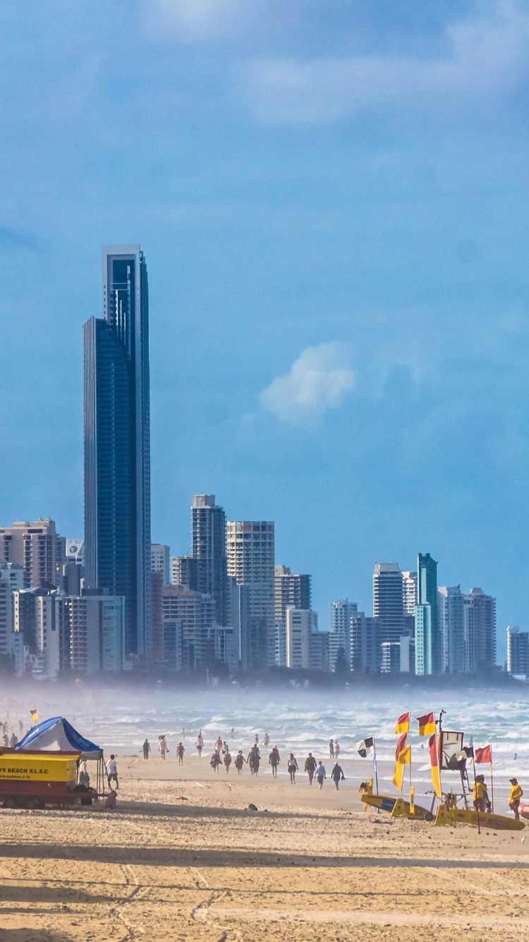 Download mobile wallpaper Cities, Man Made, Gold Coast for free.
