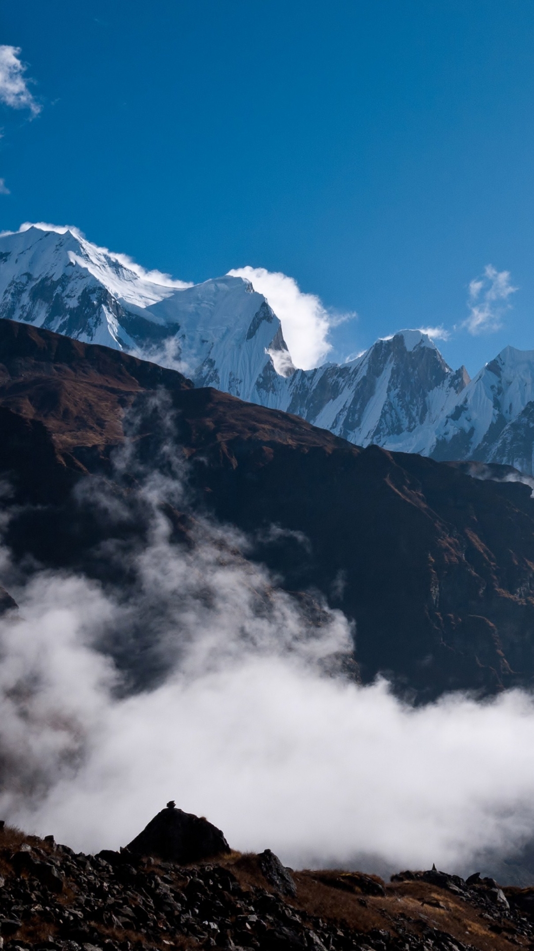 Descarga gratuita de fondo de pantalla para móvil de Montañas, Montaña, Himalaya, Tierra/naturaleza.