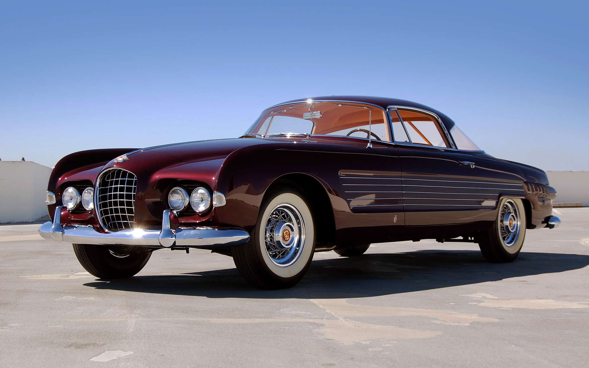 Download mobile wallpaper 1953 Ghia Cadillac, Cadillac, Vehicles for free.