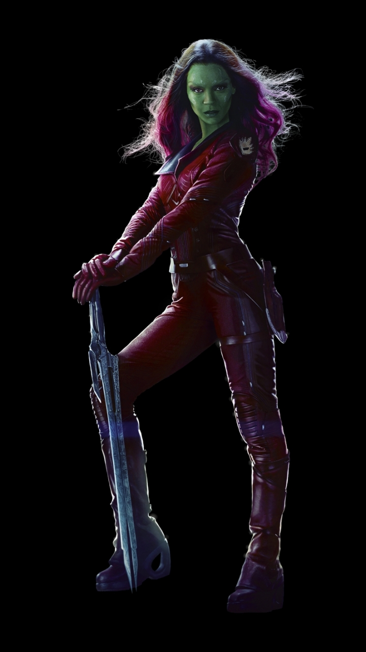 Download mobile wallpaper Movie, Guardians Of The Galaxy, Zoe Saldana, Gamora for free.