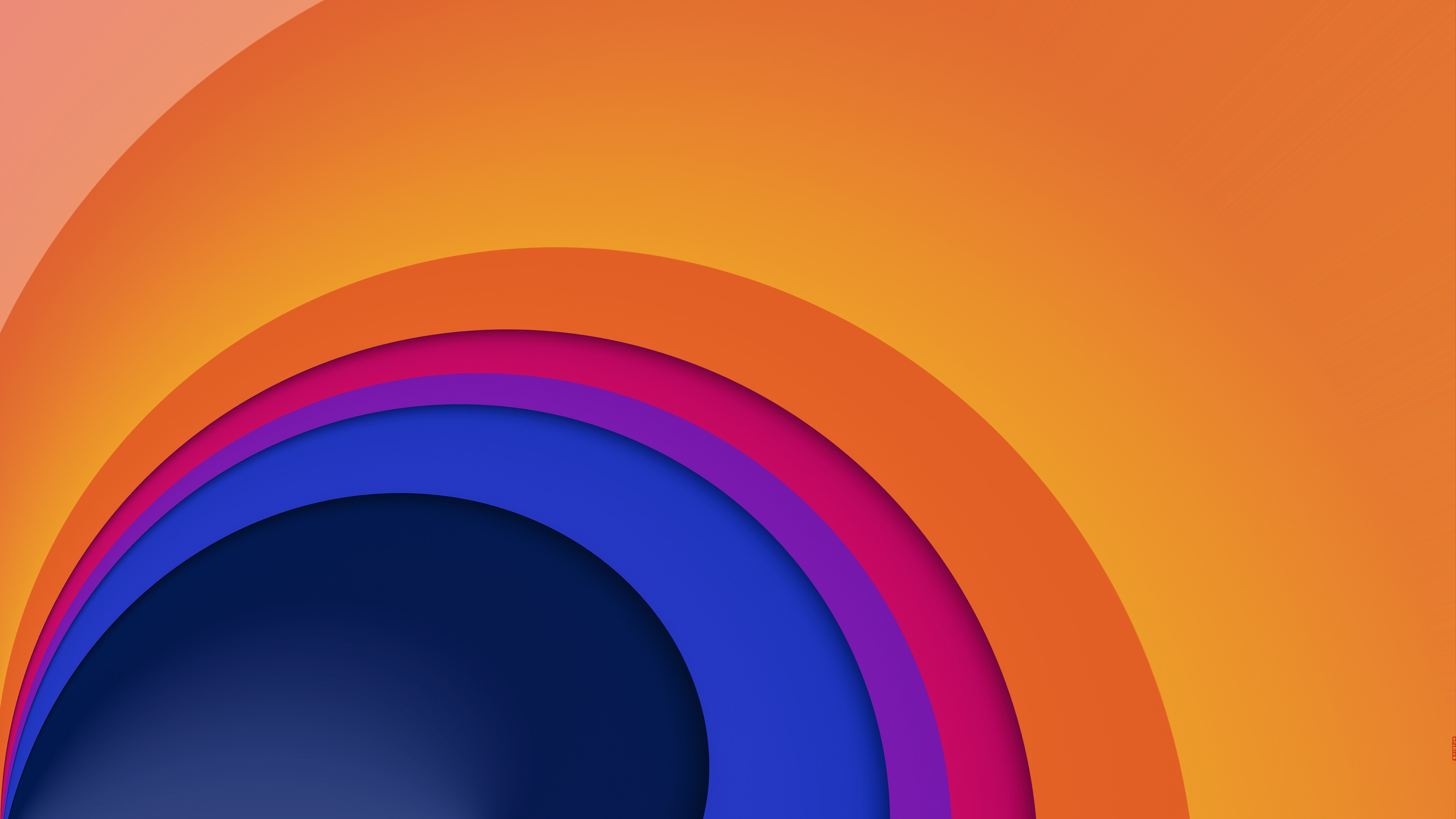 Download mobile wallpaper Gradient, Circle, Artistic for free.